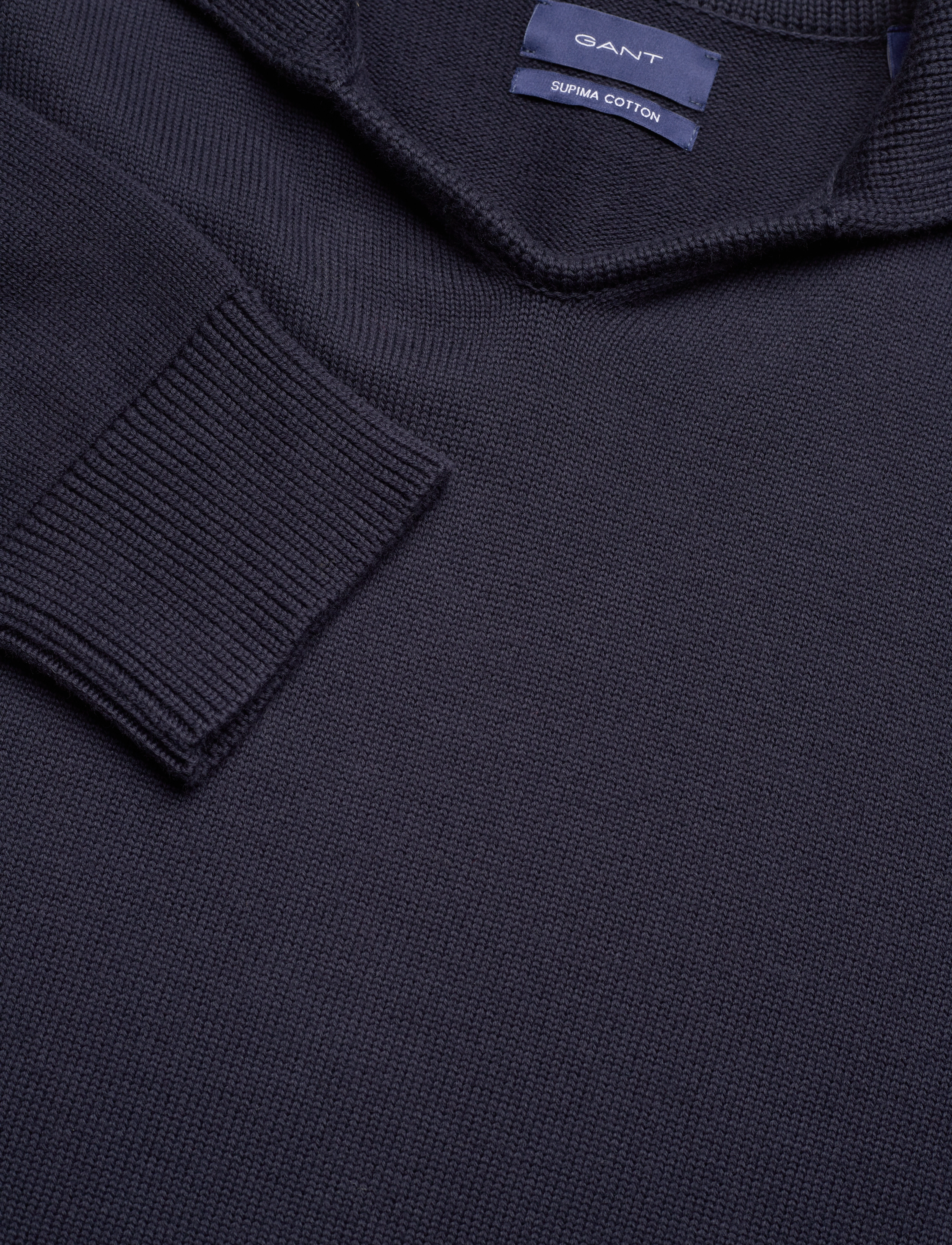 GANT - D2. V-NECK POLO - evening blue - 2