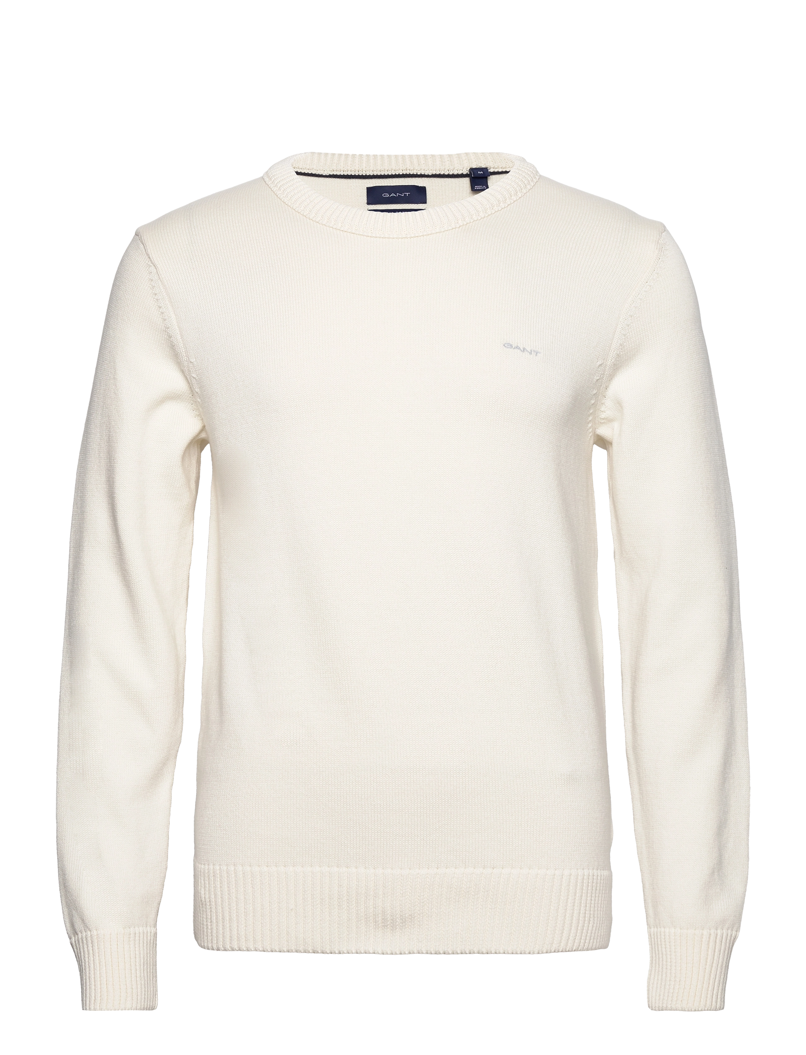 GANT - SUPIMA C-NECK - cream - 0