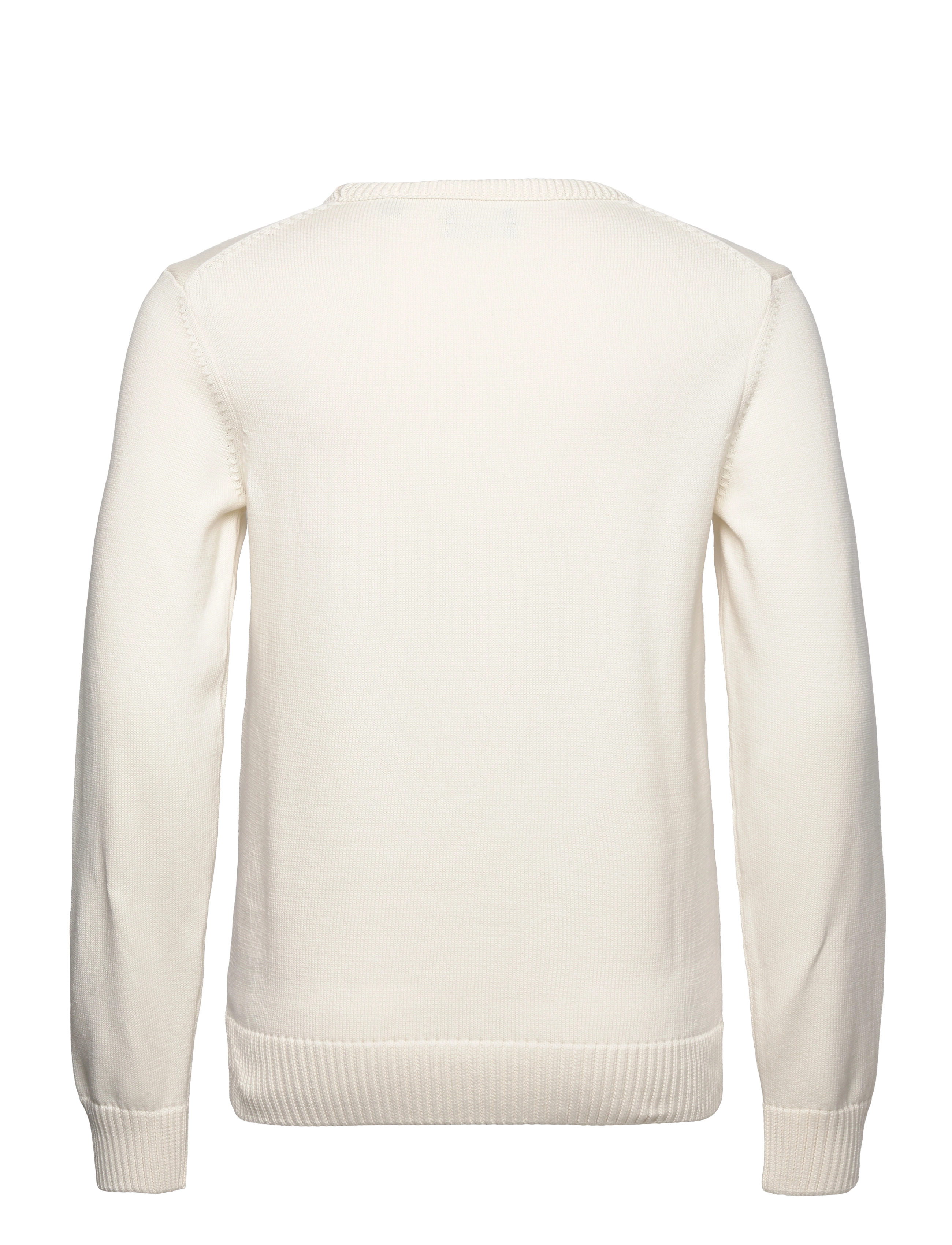 GANT - SUPIMA C-NECK - cream - 1