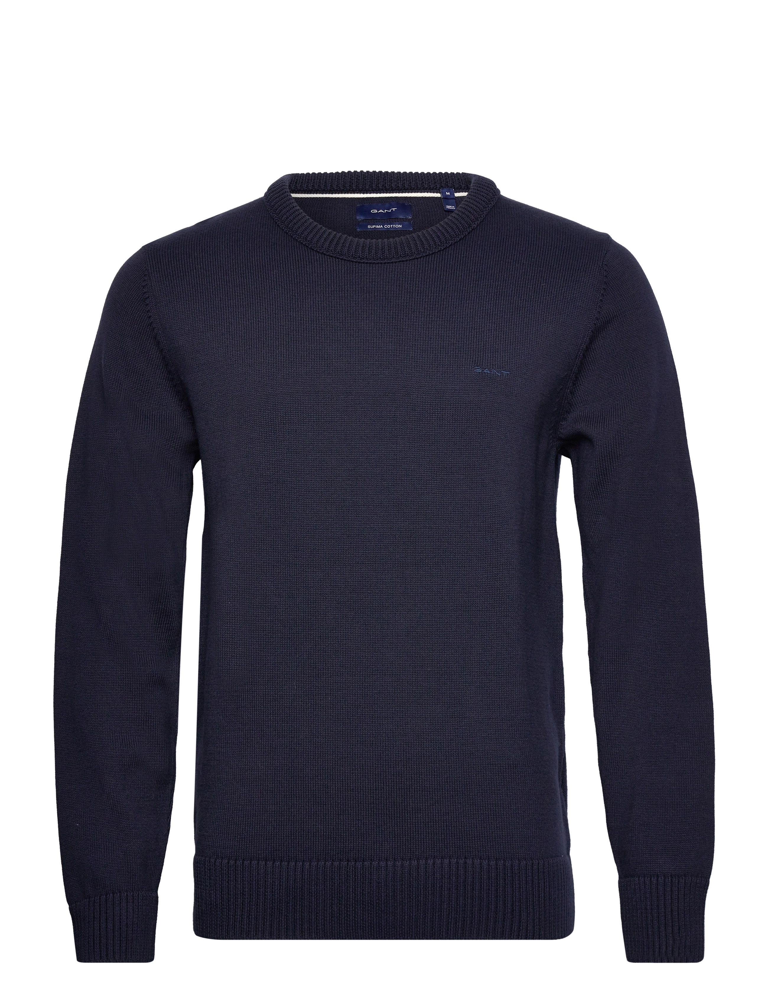 GANT - SUPIMA C-NECK - evening blue - 0