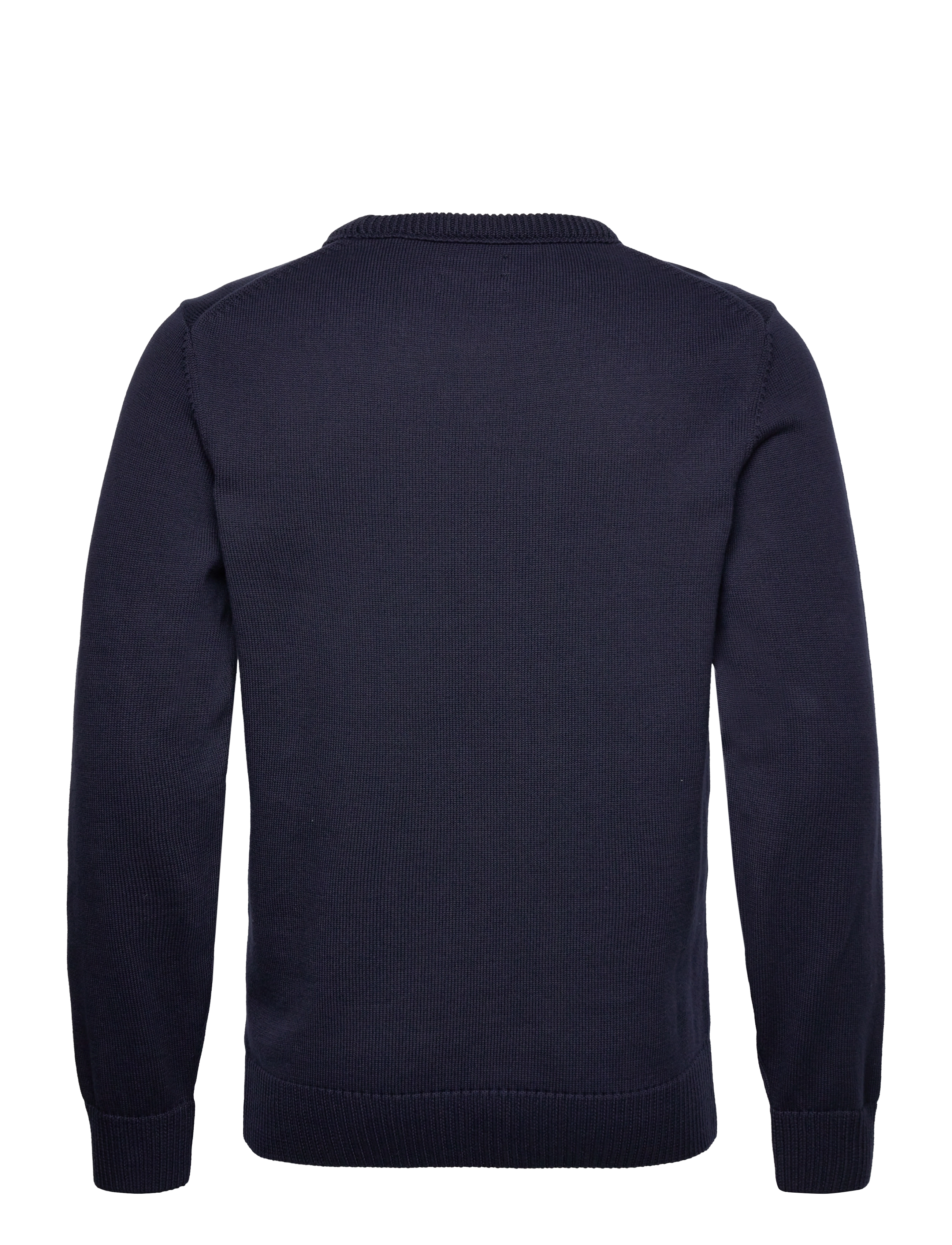 GANT - SUPIMA C-NECK - evening blue - 1