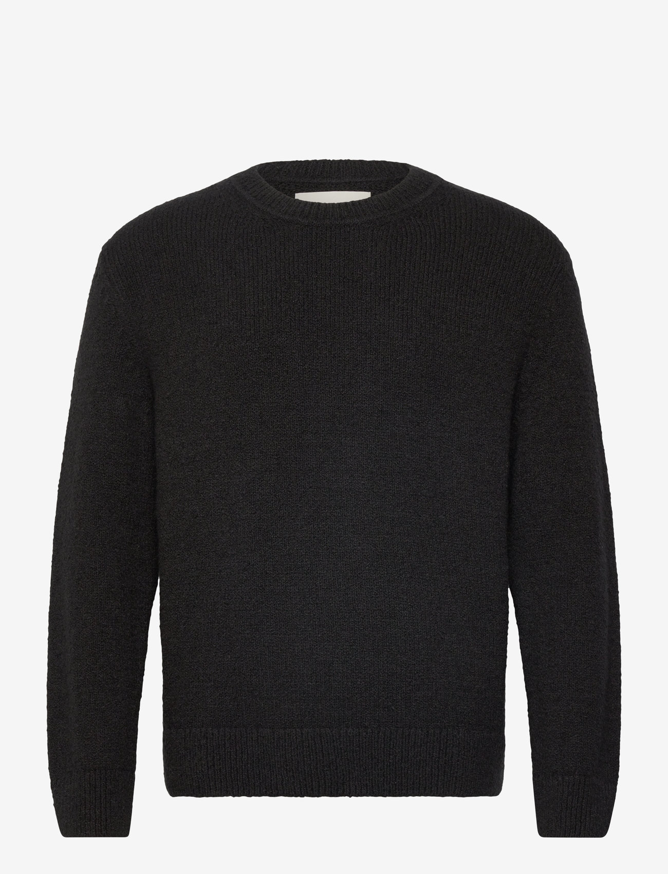 GANT - RELAXED PLAIN BOUCLE C-NECK - rundhals - black - 1