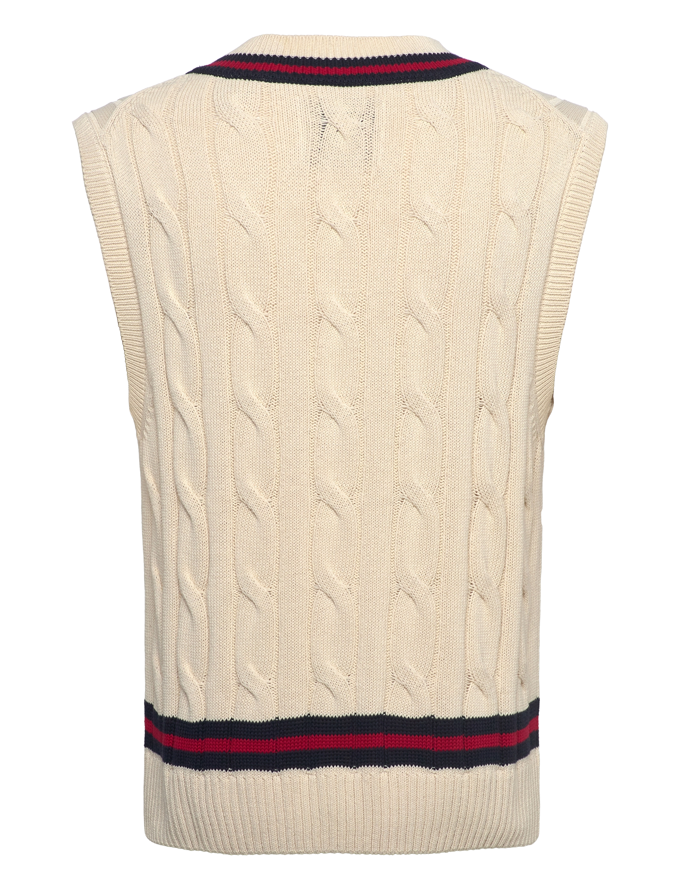Gant - CABLE VEST - strik - cream - 2