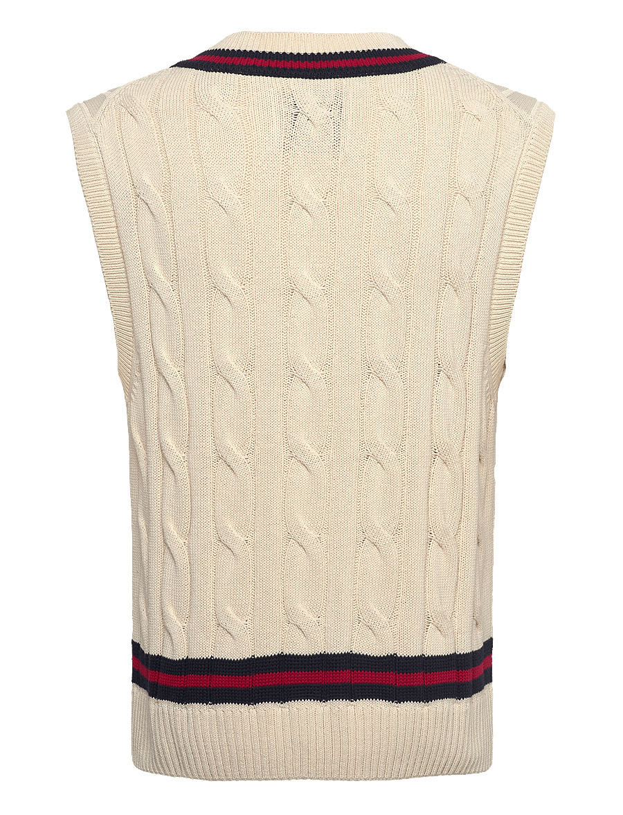 Gant - CABLE VEST - kamizelki z dzianiny - cream - 2