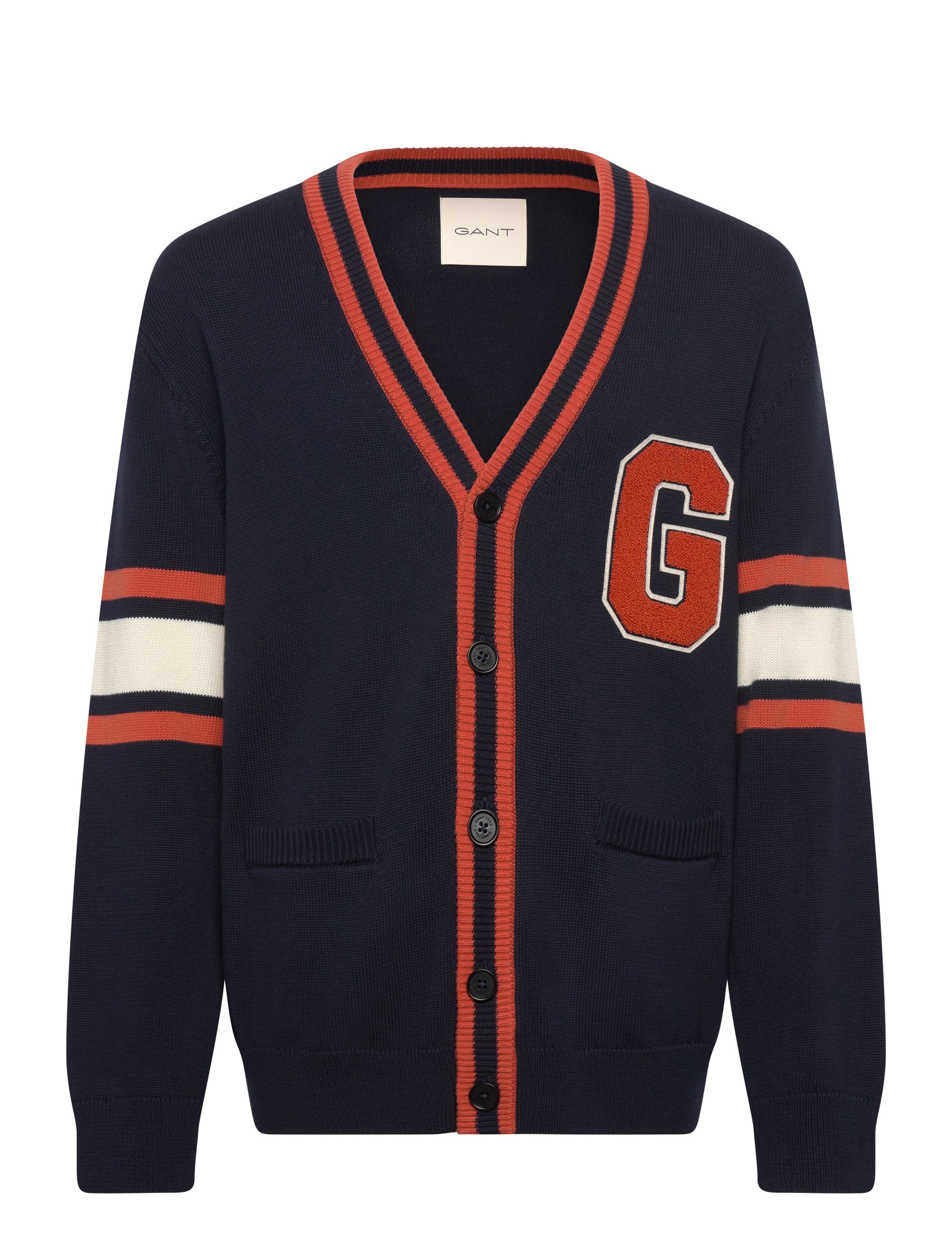 GANT G-Badge Cardigan Navy - M - Herren
