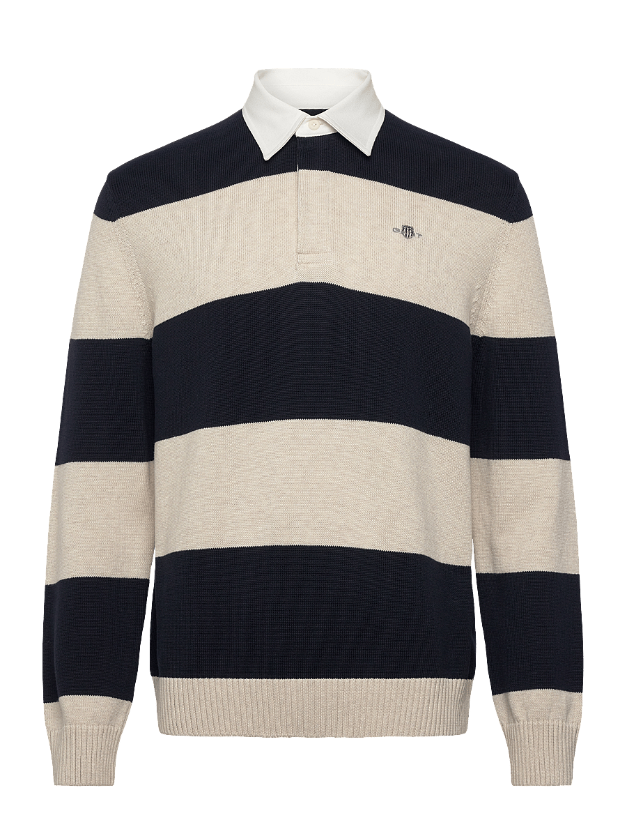 Gant - BARSTRIPED POLO - evening blue - 1