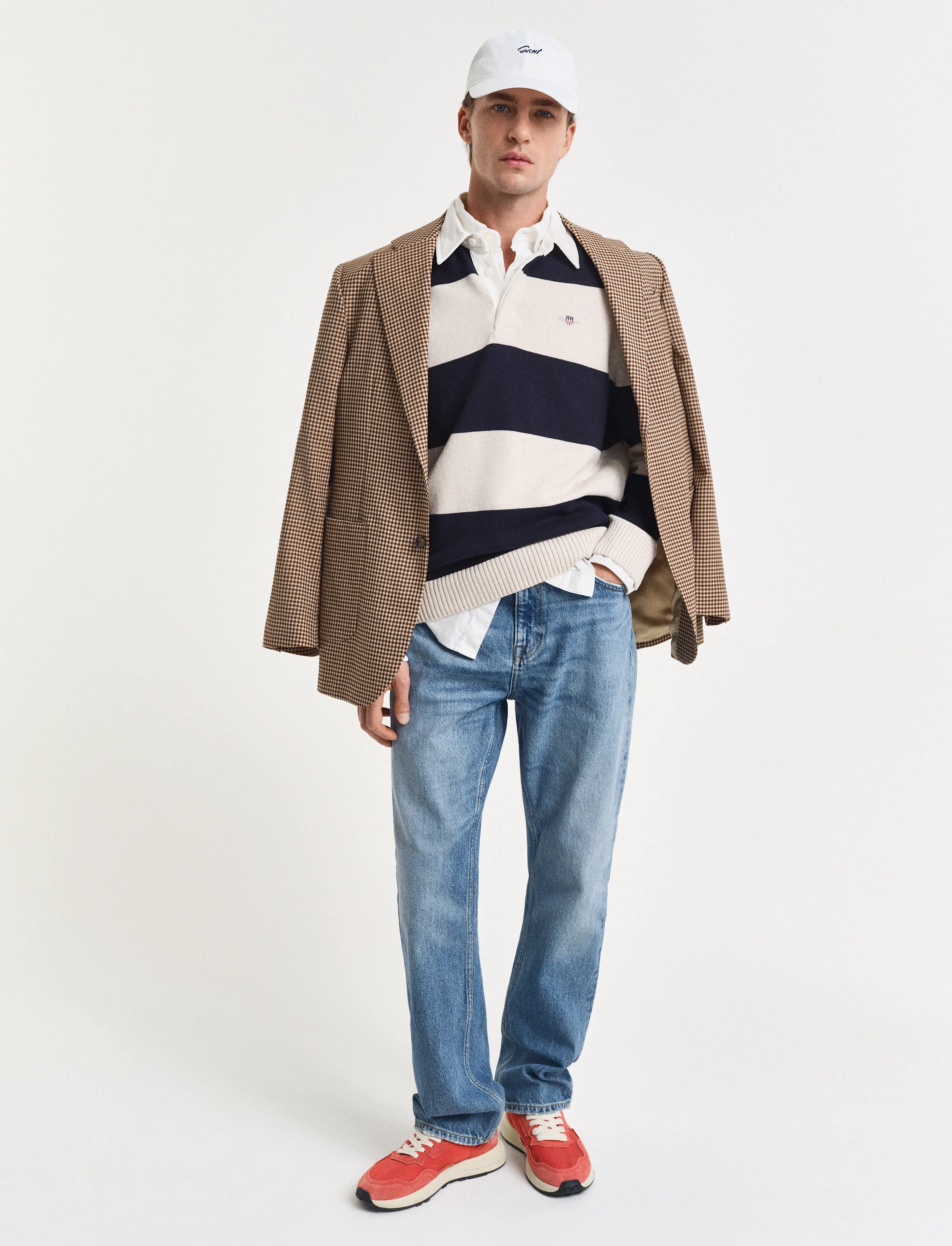 Gant - BARSTRIPED POLO - evening blue - 5