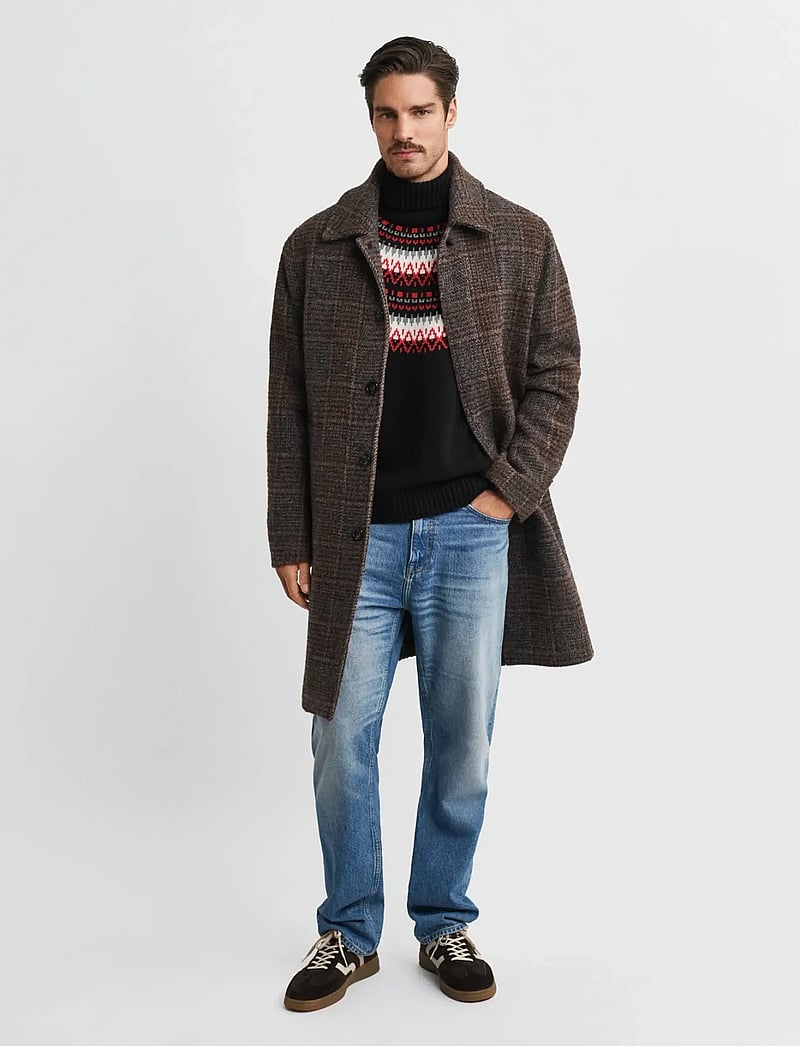 GANT - FAIR ISLE TURTLENECK - rollkragen - black - 4