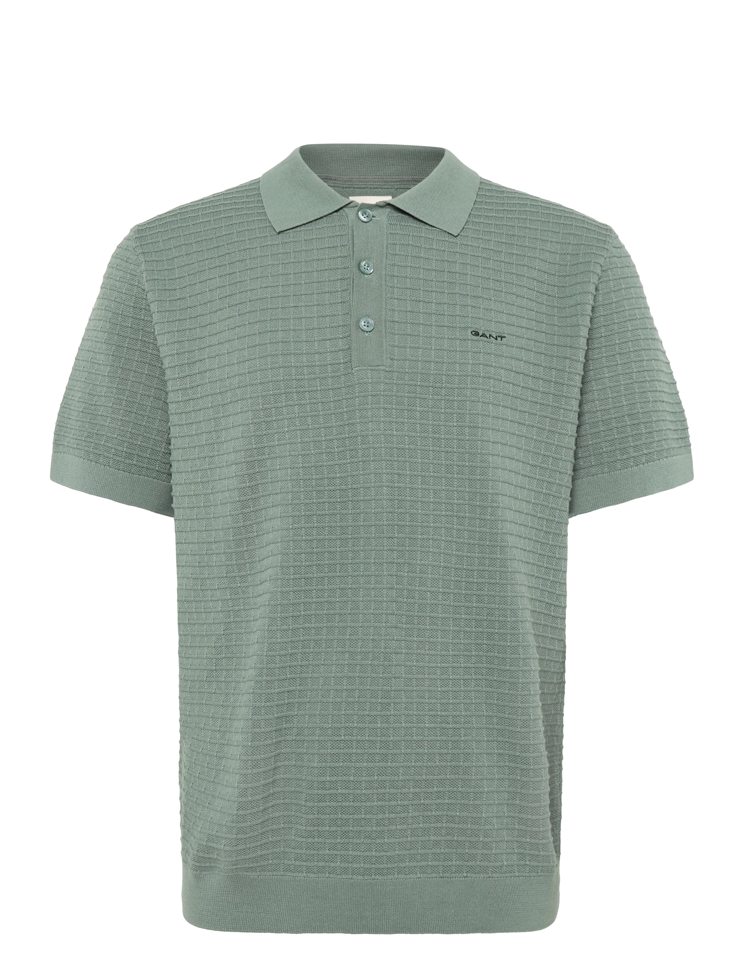 Gant COTTON TEXTURE POLO - Kudumid - SURPLUS MINT / green