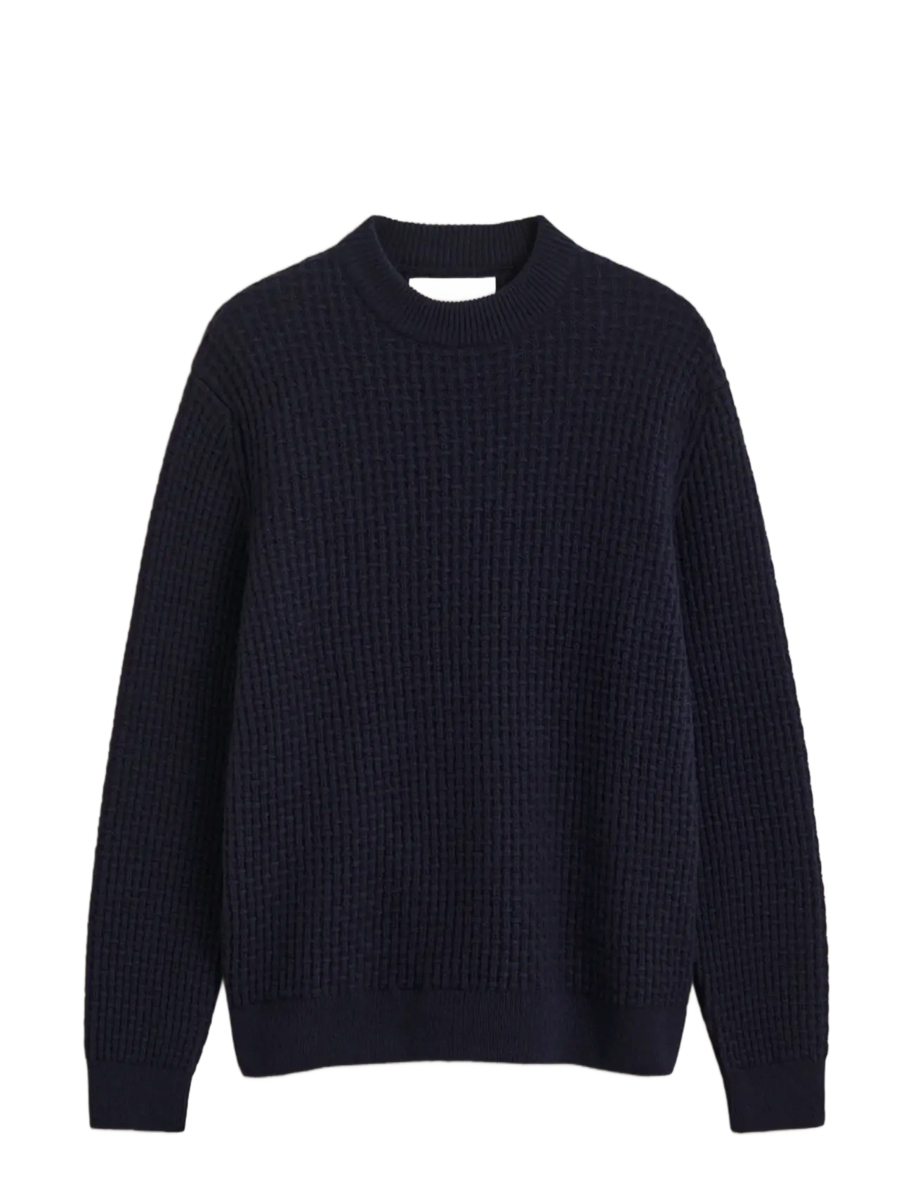 Gant TEXTURED COTTON WOOL MOCK-NECK - Achetez par style - EVENING BLUE / navy