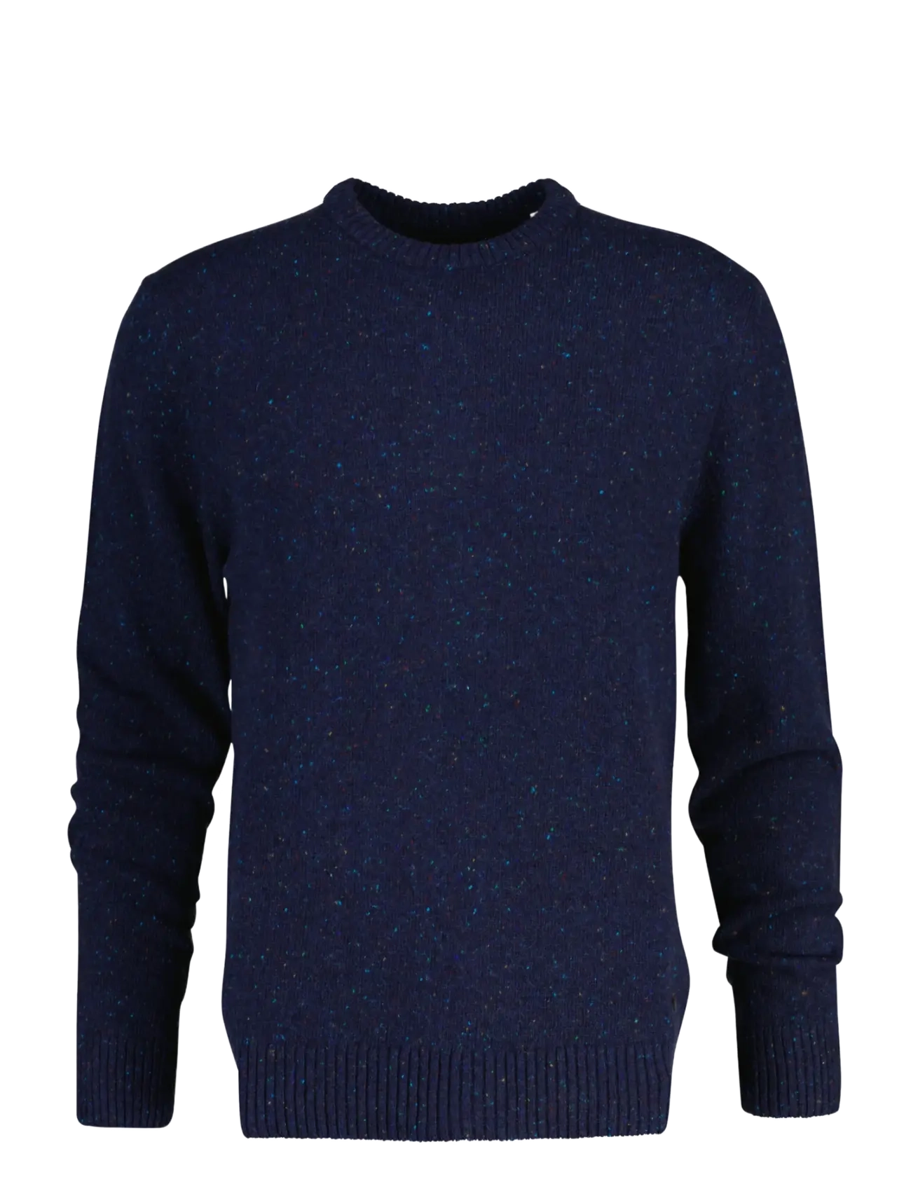 Gant - WOOL BLEND NEPS C-NECK - Ümara kaelusega - evening blue - 1