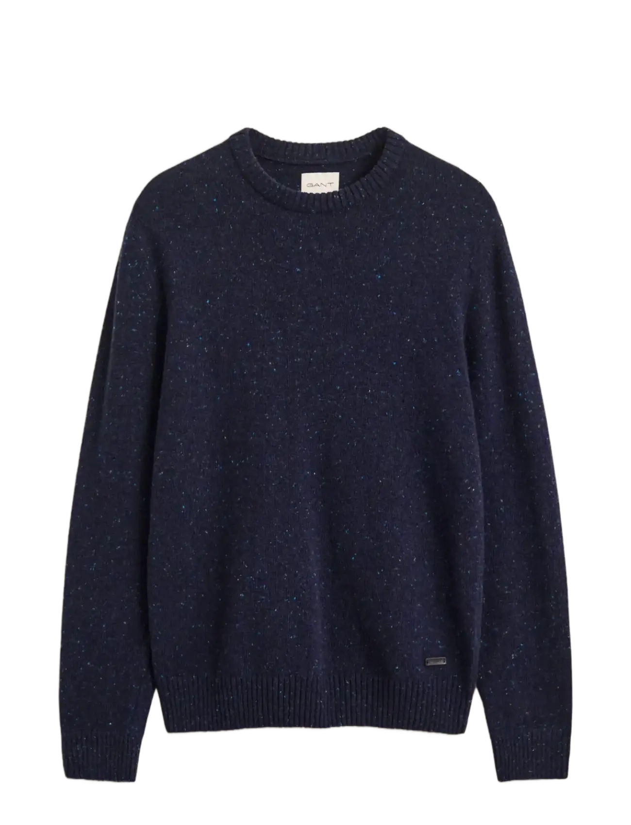 Gant WOOL BLEND NEPS C-NECK - Designers - EVENING BLUE / navy
