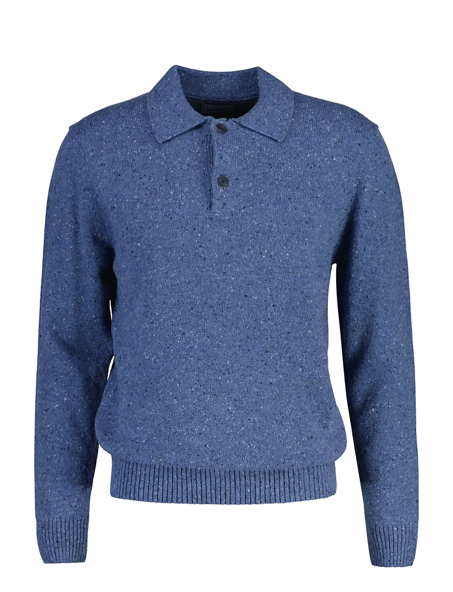 Gant - WOOL BLEND NEPS POLO - blue horizon - 0