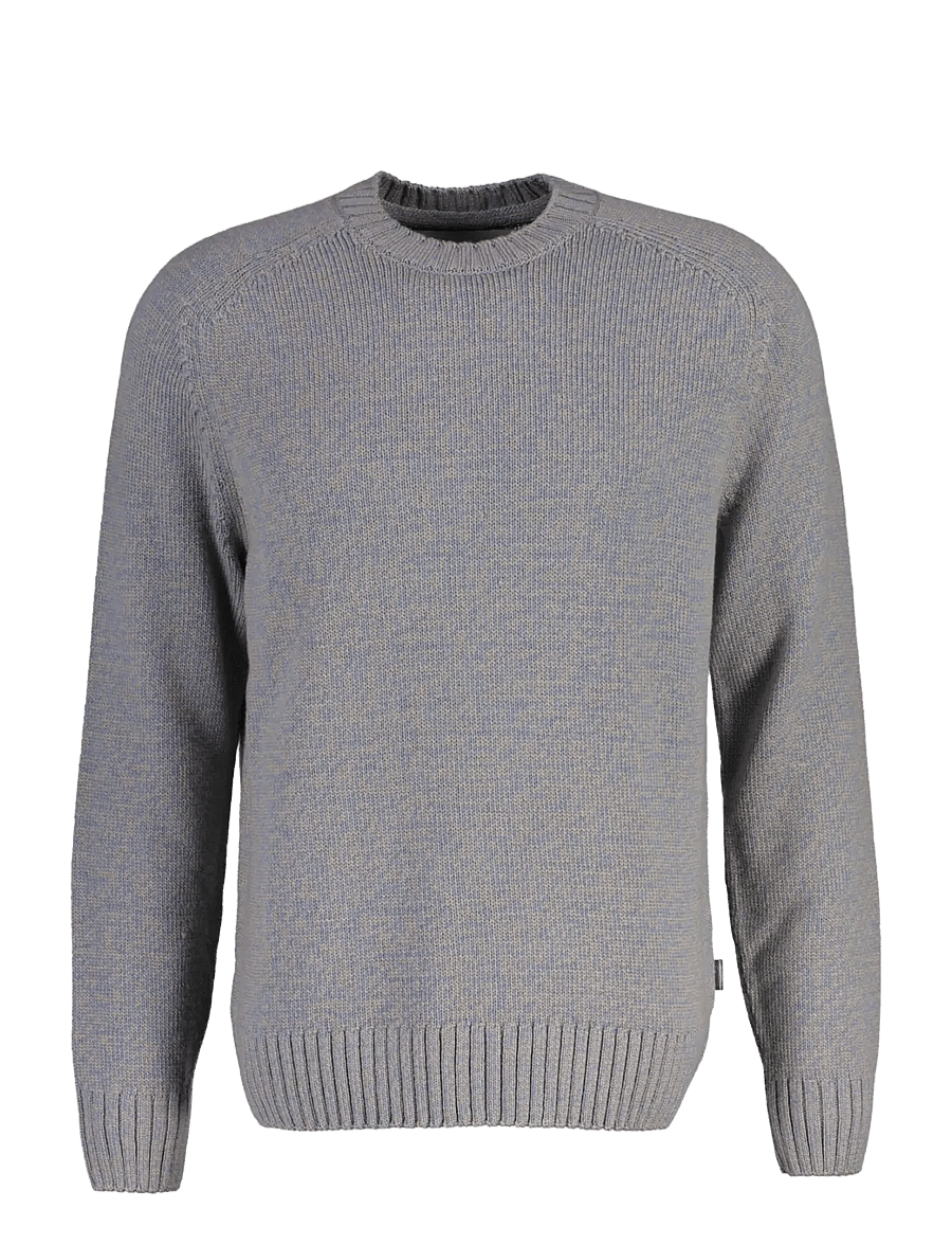 Gant - WOOL BLEND MOULINE C-NECK - blue horizon - 0
