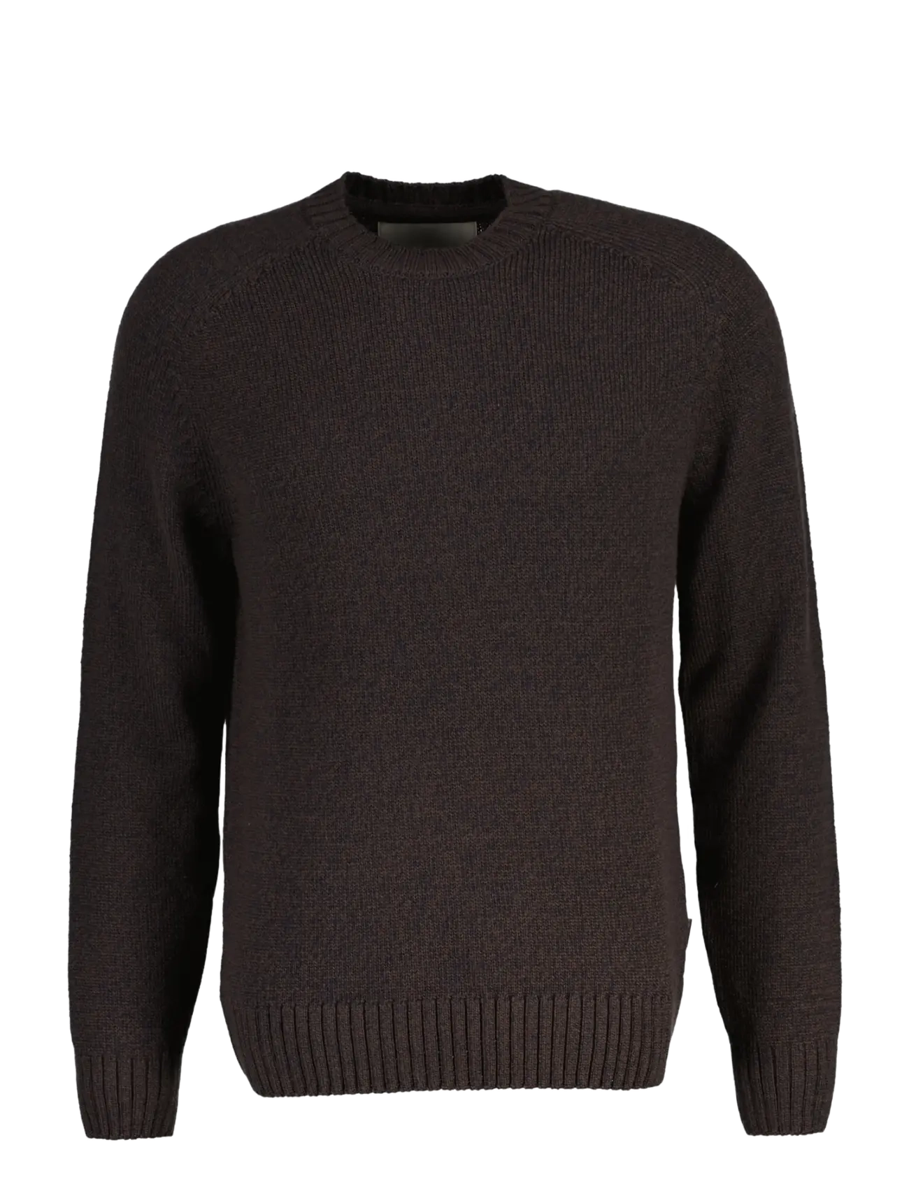 Gant WOOL BLEND MOULINE C-NECK - Kleidung - EVENING BLUE / navy