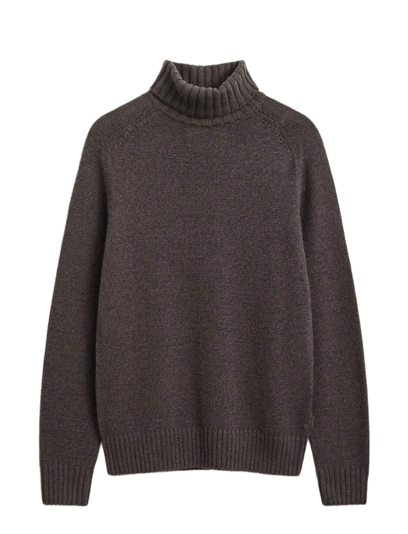 Gant WOOL BLEND MOULINE TURTLENECK - Lediga festkläder - EVENING BLUE / navy