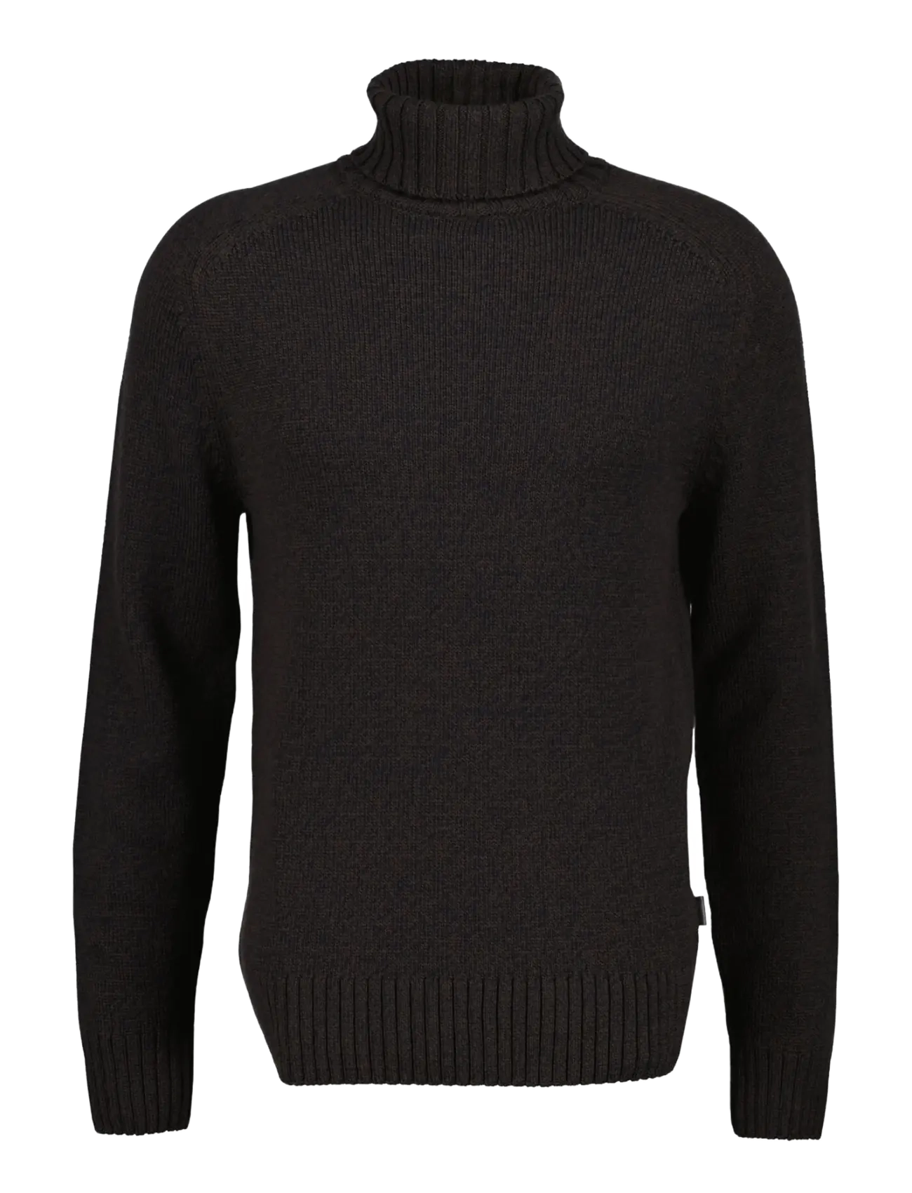 Gant WOOL BLEND MOULINE TURTLENECK - Kläder - EVENING BLUE / navy