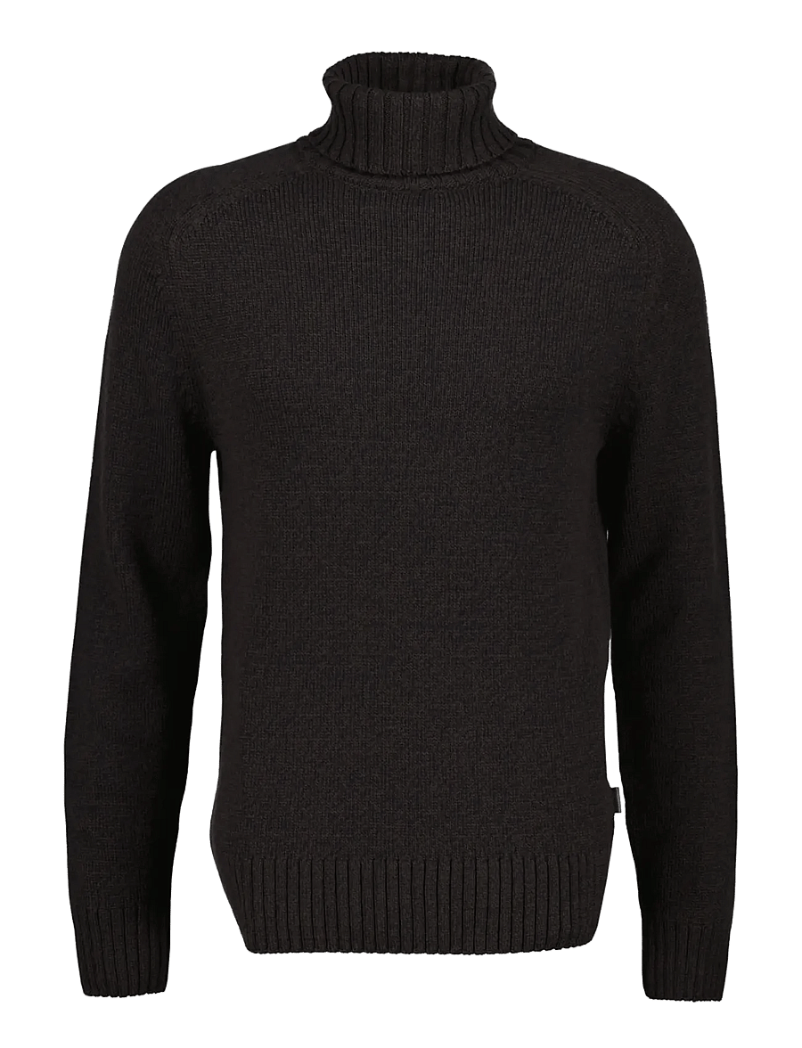 Gant - WOOL BLEND MOULINE TURTLENECK - polokrage - evening blue - 0