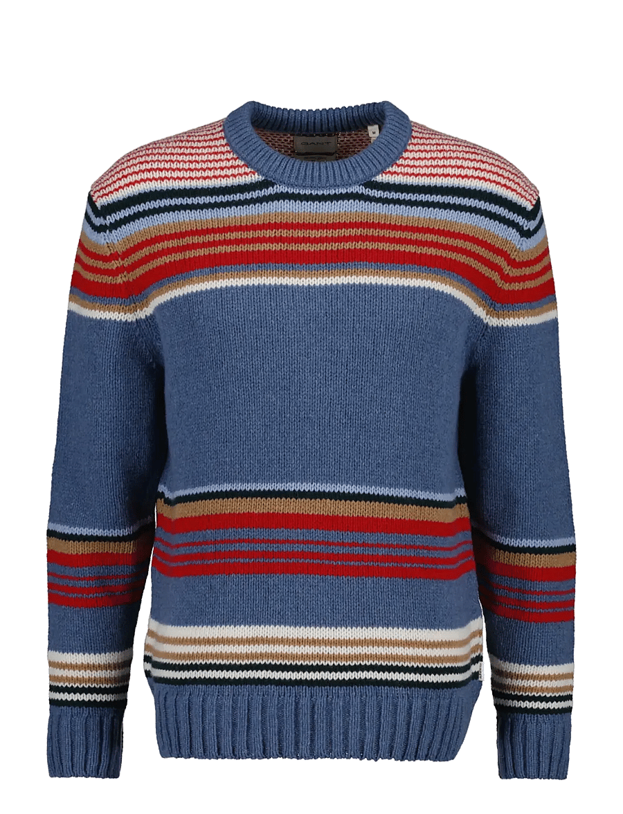 Gant - MULTI STRIPED C-NECK - multicolor - 1