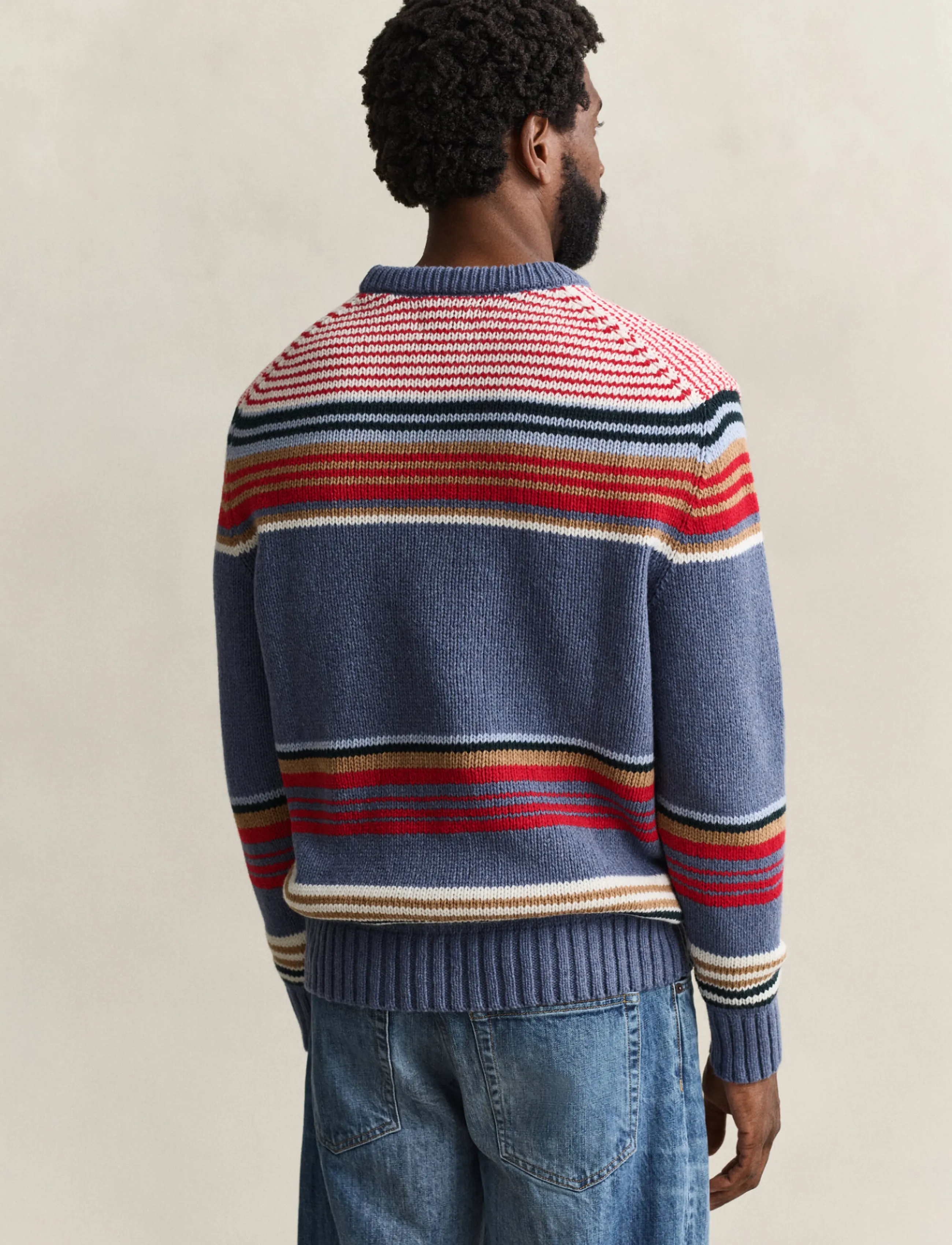 Gant - MULTI STRIPED C-NECK - multicolor - 2