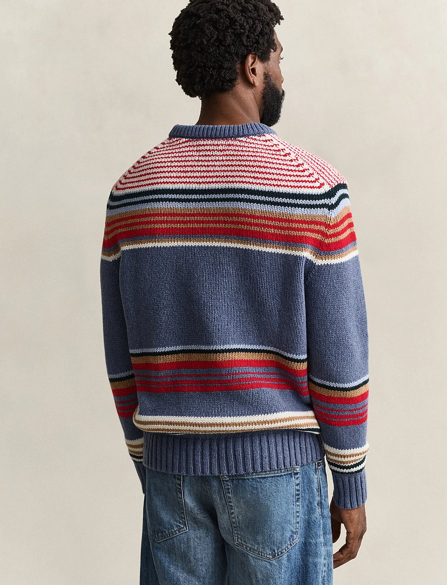 Gant - MULTI STRIPED C-NECK - multicolor - 2