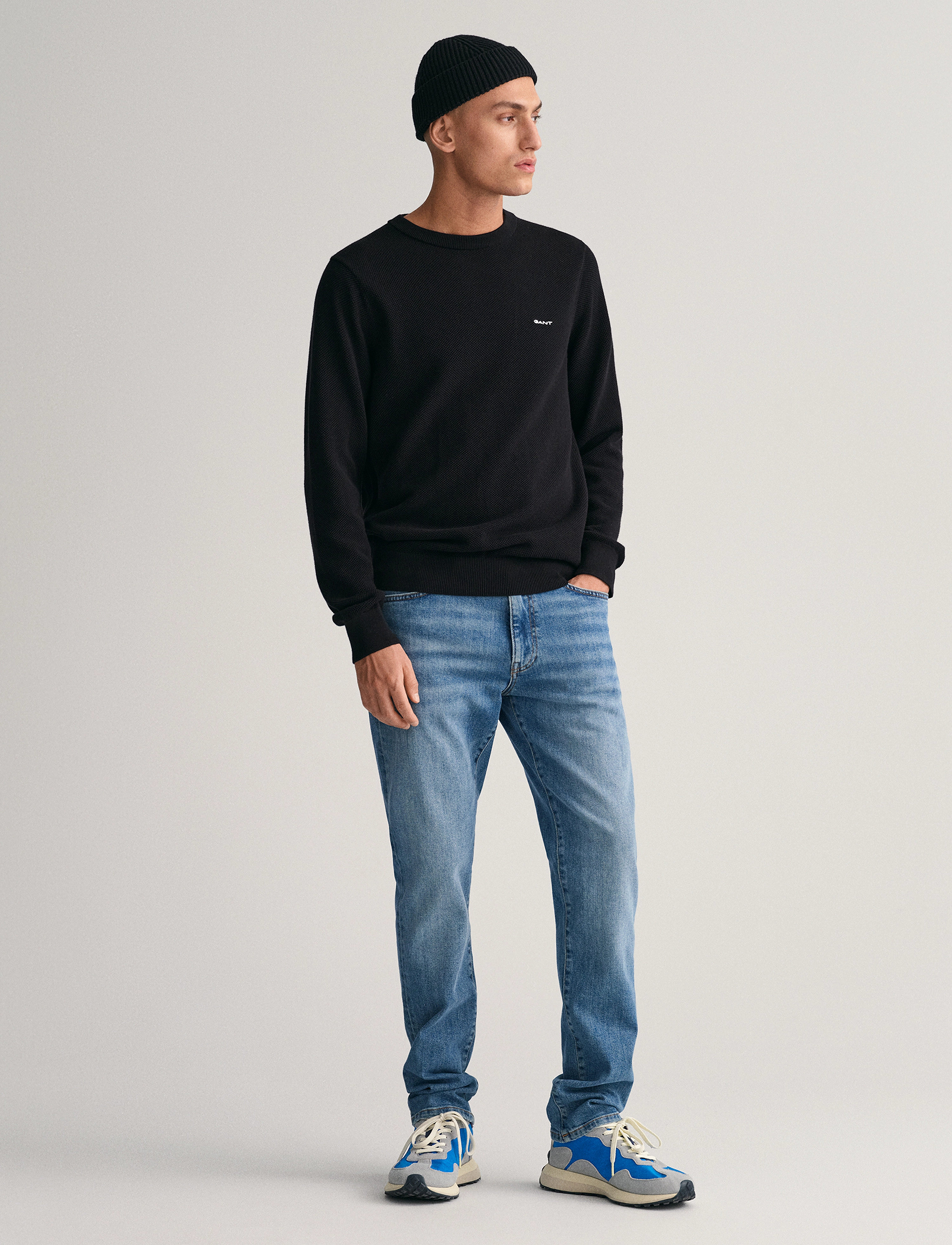 Cotton Pique C-Neck 4