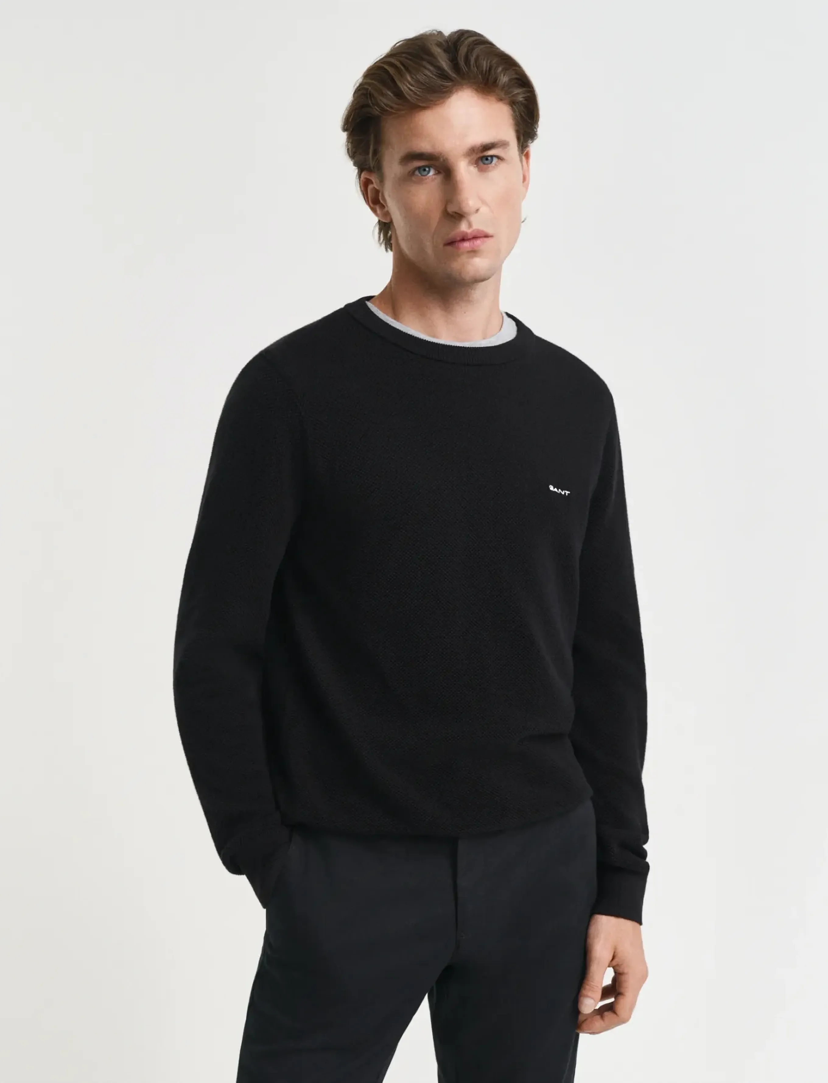Cotton Pique C-Neck 5
