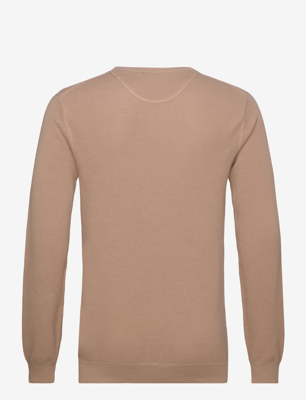 GANT - COTTON PIQUE C-NECK - rund hals - dark khaki - 2