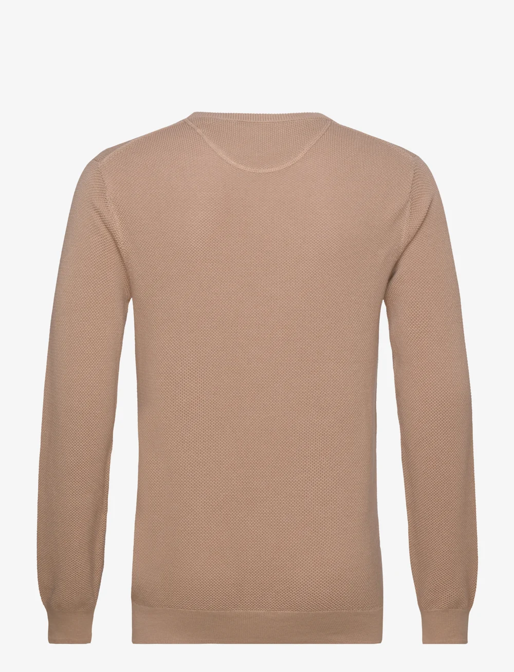 GANT - COTTON PIQUE C-NECK - Ümmarguse kaelusega kudumid - dark khaki - 2