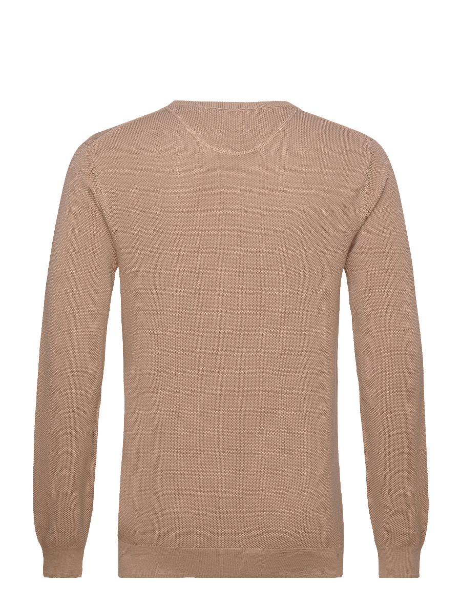 Gant - COTTON PIQUE C-NECK - pulls col rond - dark khaki - 2