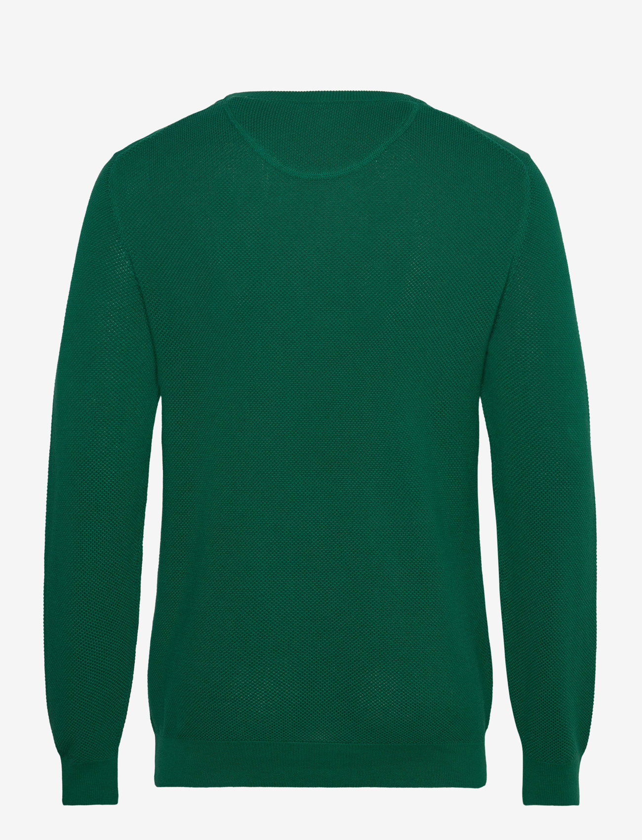 GANT - COTTON PIQUE C-NECK - rundhals - deep forest green - 1