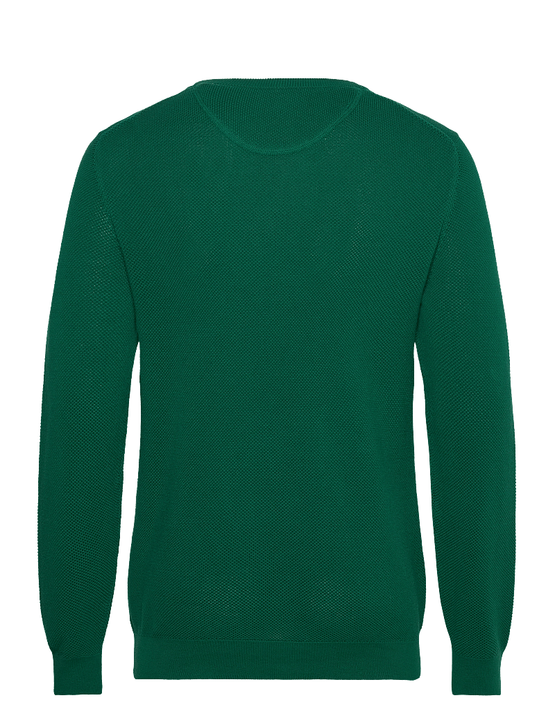 GANT - COTTON PIQUE C-NECK - rundhals - deep forest green - 1
