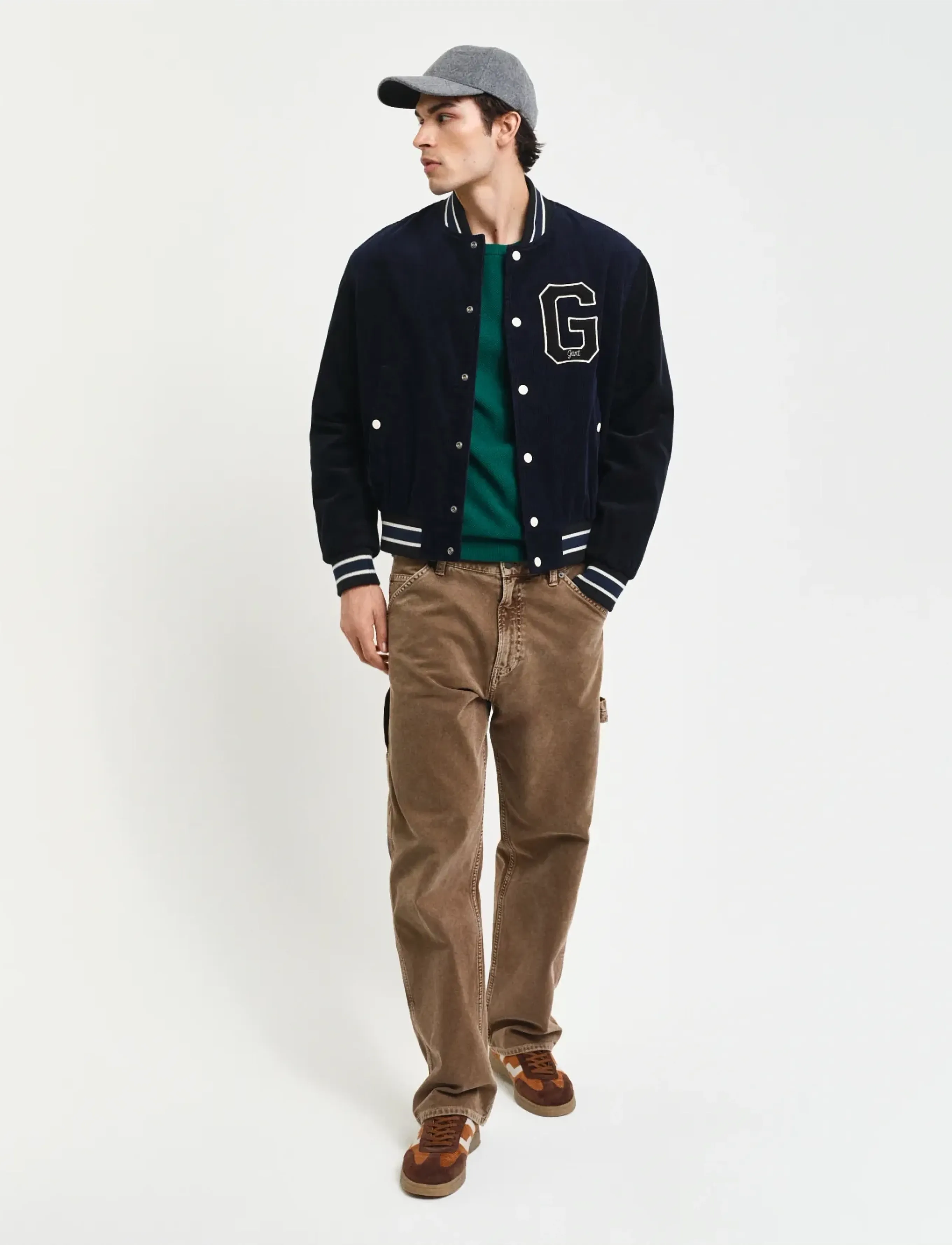 Gant - COTTON PIQUE C-NECK - rundhals - deep forest green - 5