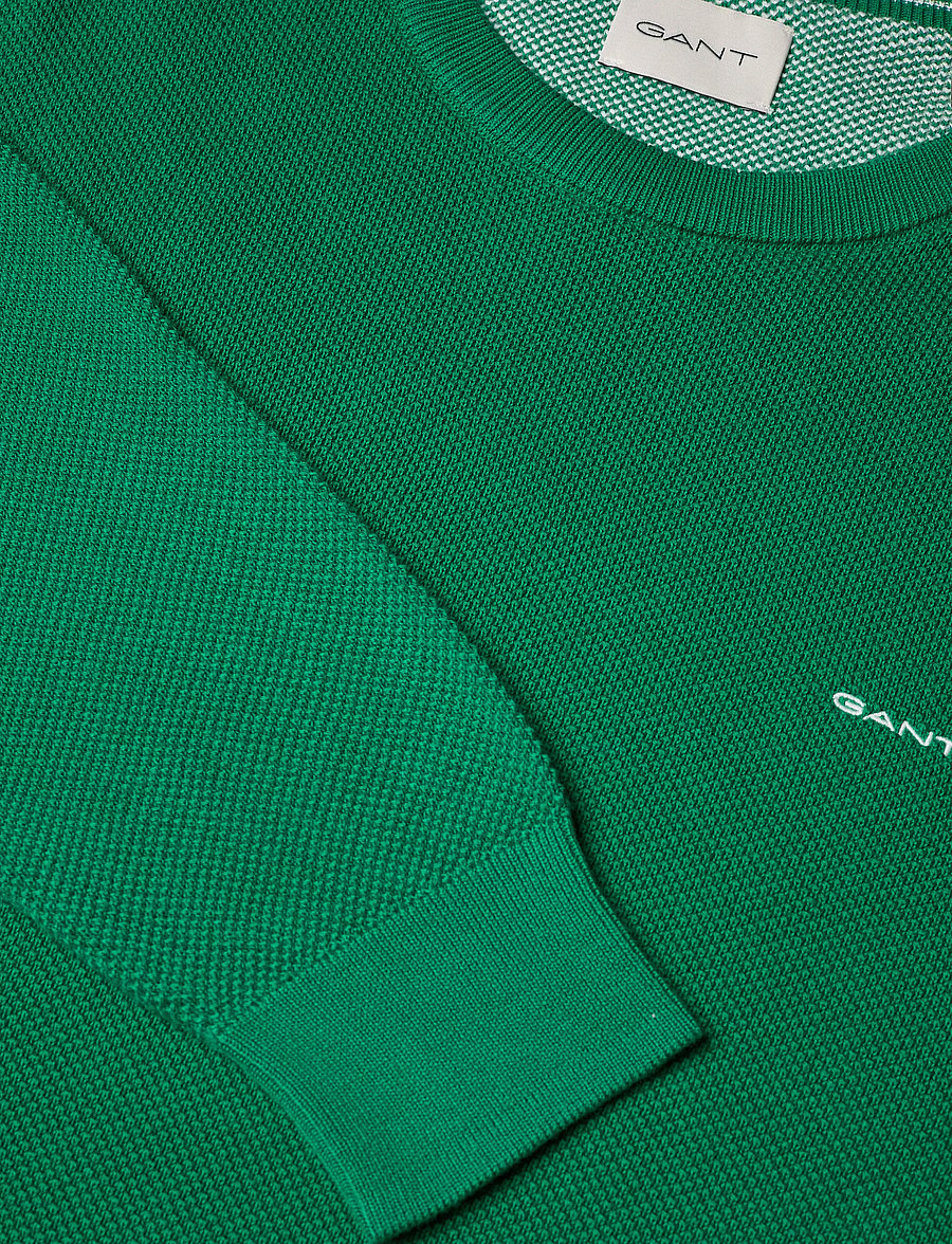 Gant - COTTON PIQUE C-NECK - rundhals - deep green - 2