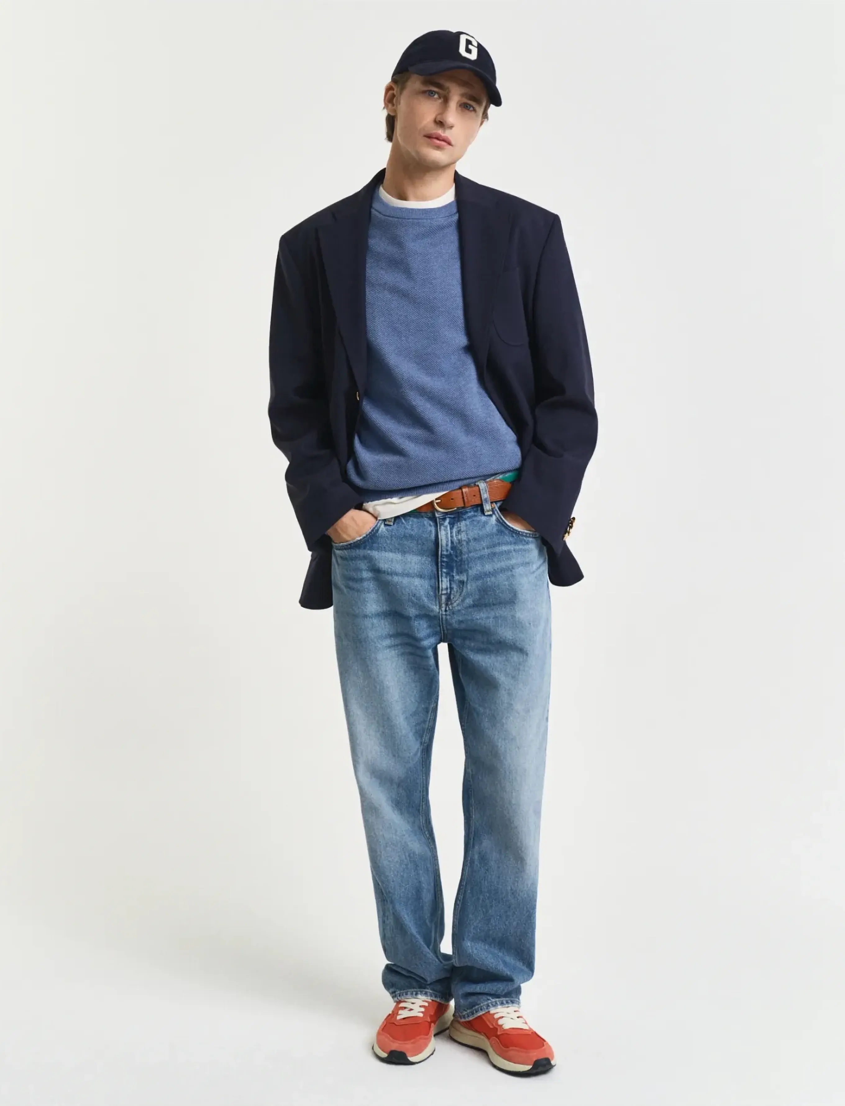 Cotton Pique C-Neck 8