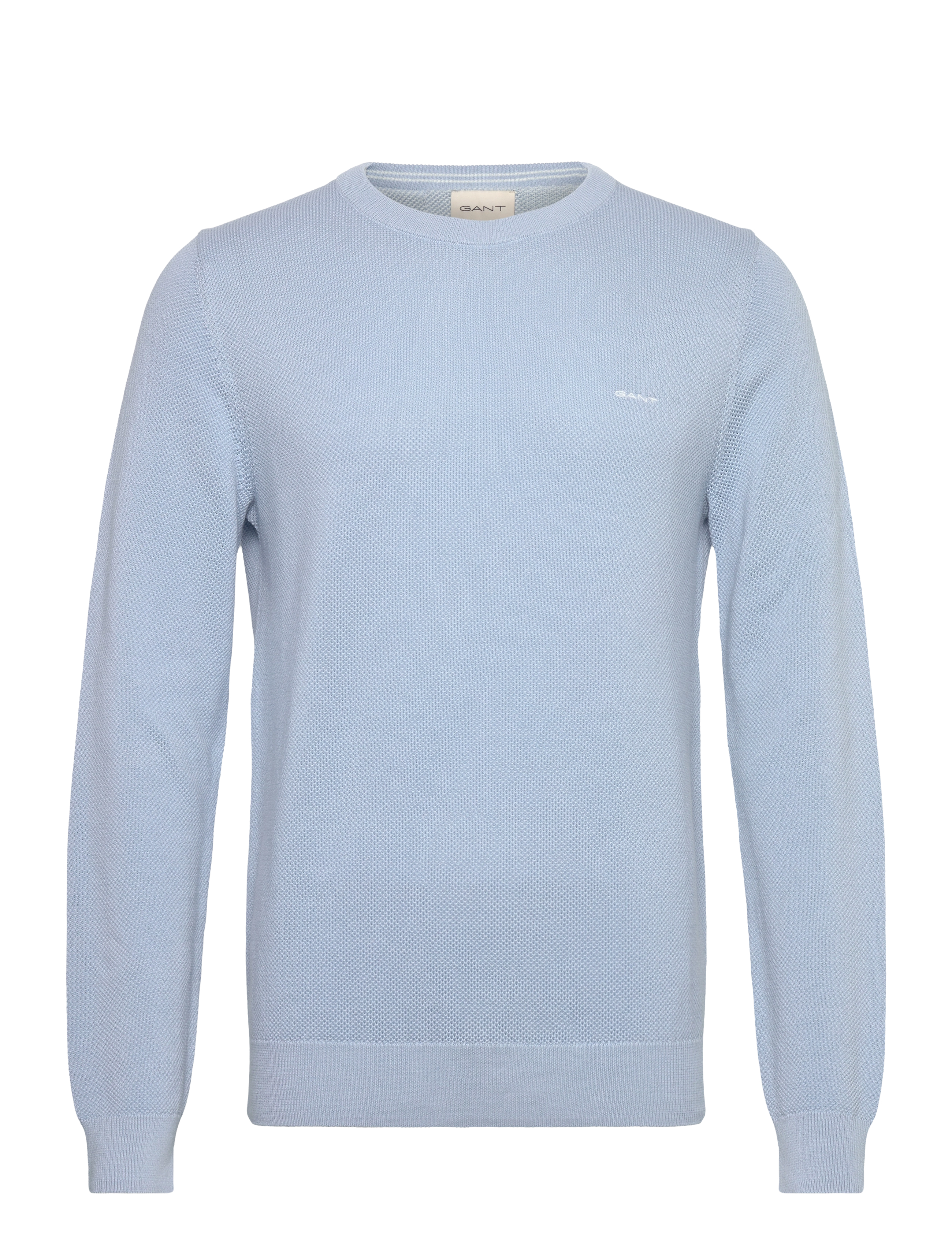 Gant COTTON PIQUE C-NECK - Gant - FRESH BLUE / blue