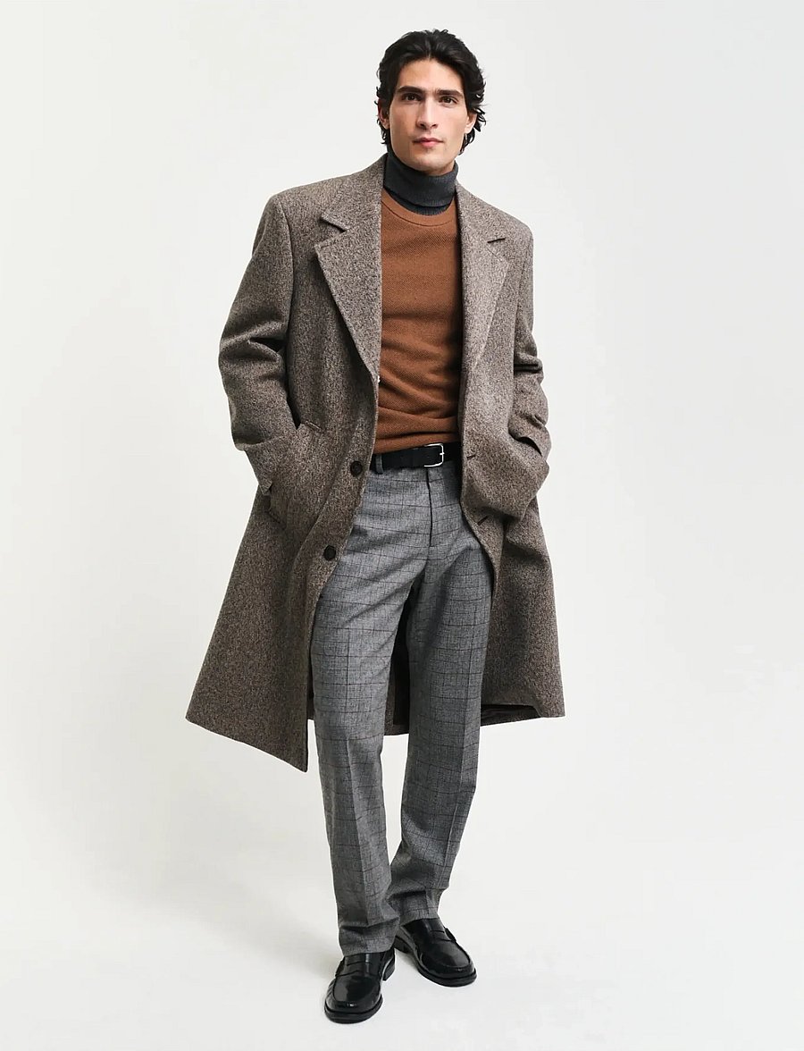 Gant - COTTON PIQUE C-NECK - rundhals - hazelnut melange - 5