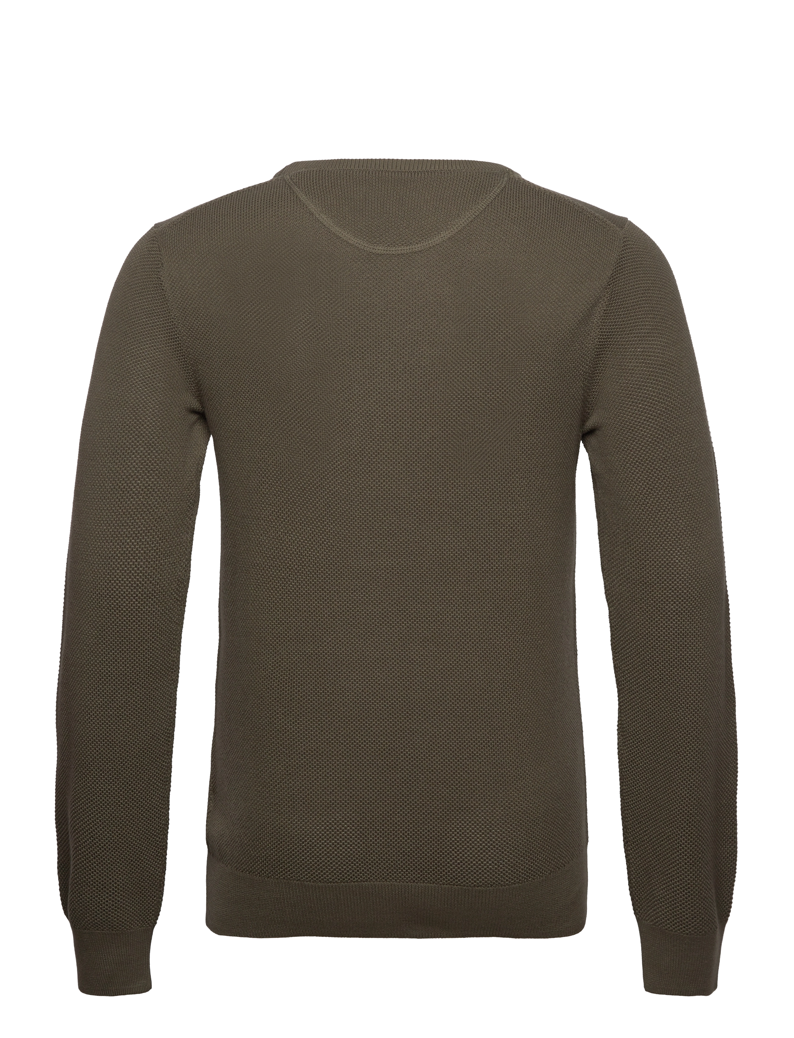 Gant - COTTON PIQUE C-NECK - basic-strickmode - juniper green - 2