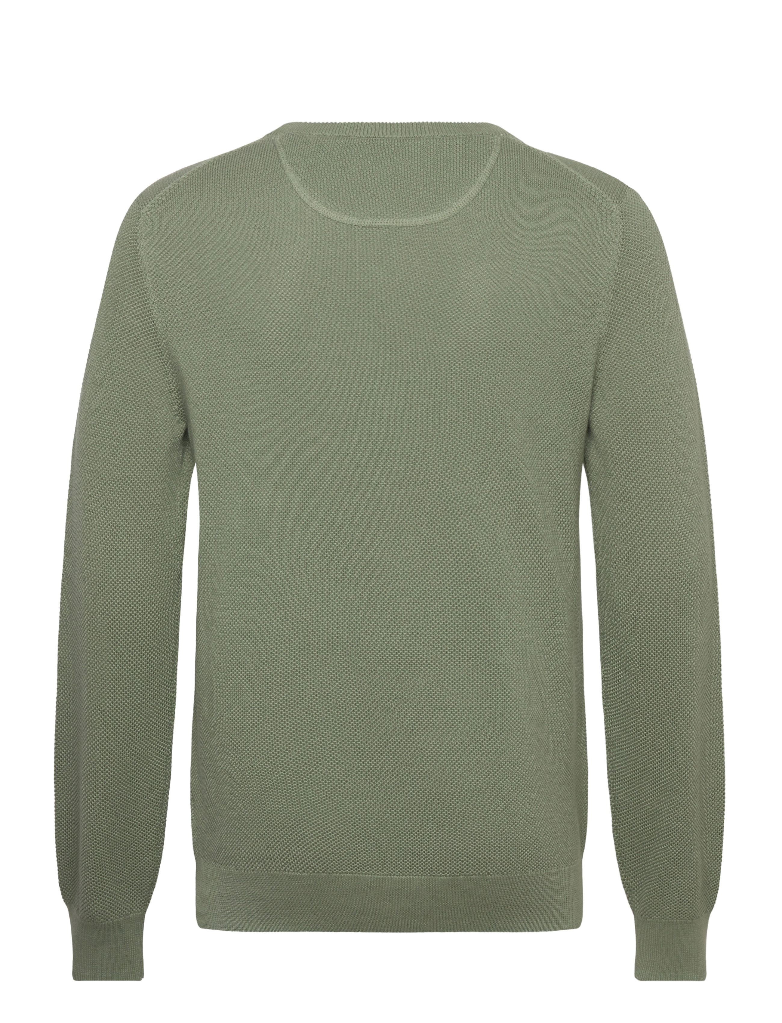 Gant - COTTON PIQUE C-NECK - Ümmarguse kaelusega kudumid - kalamata green - 2
