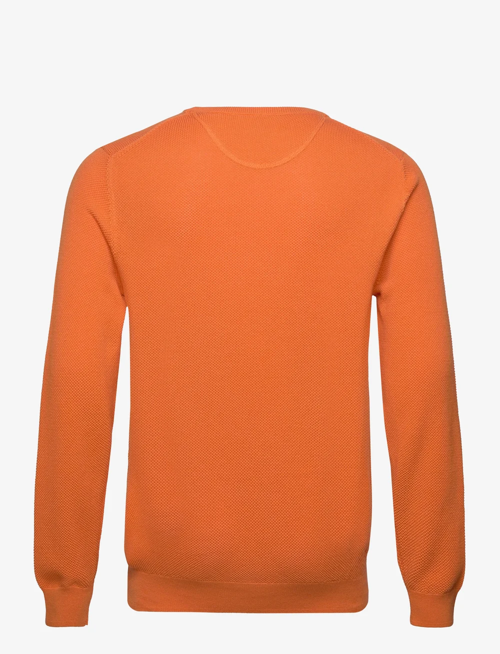 GANT - COTTON PIQUE C-NECK - Ümmarguse kaelusega kudumid - pearl peach - 1