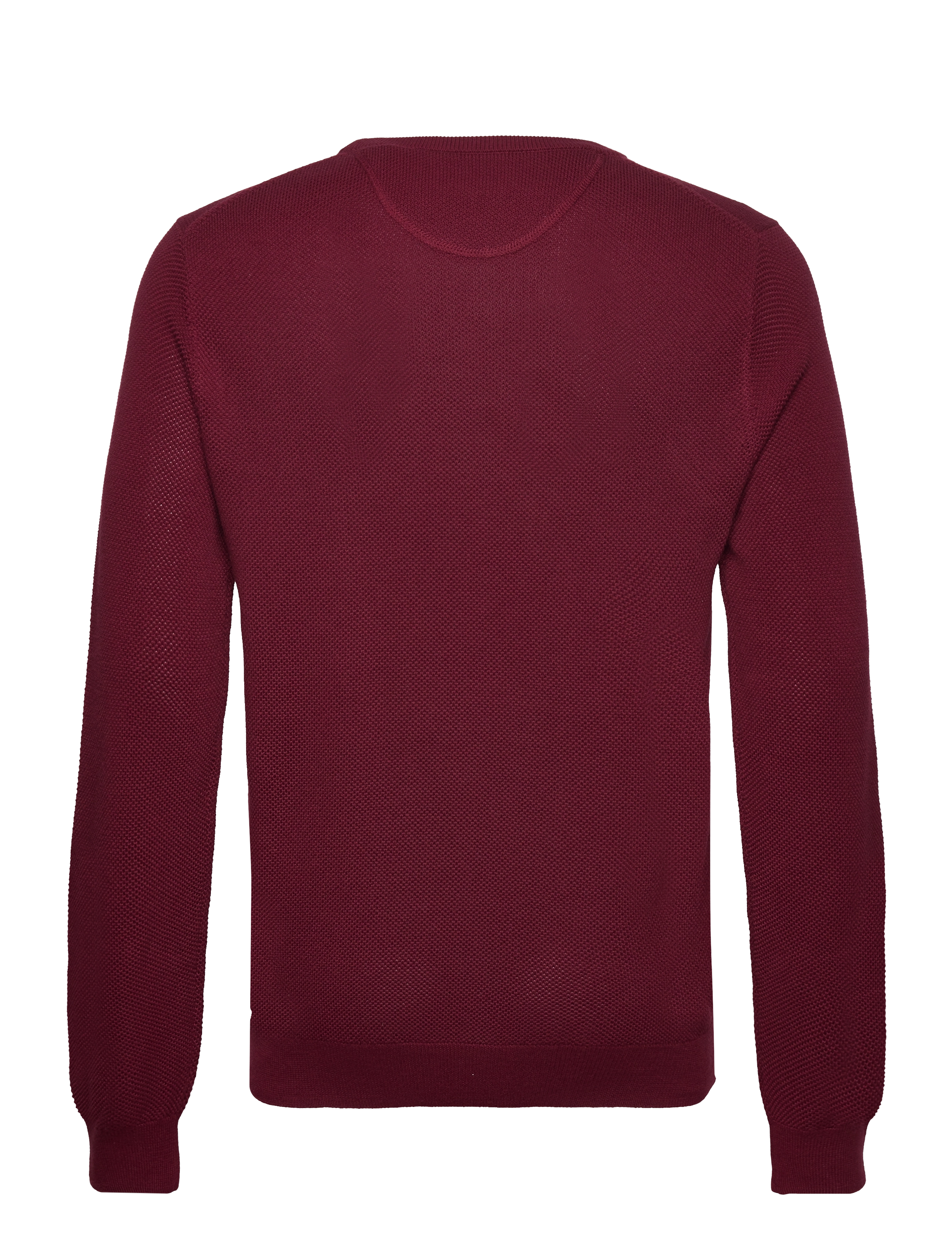 Gant - COTTON PIQUE C-NECK - basic-strickmode - plumped red - 2