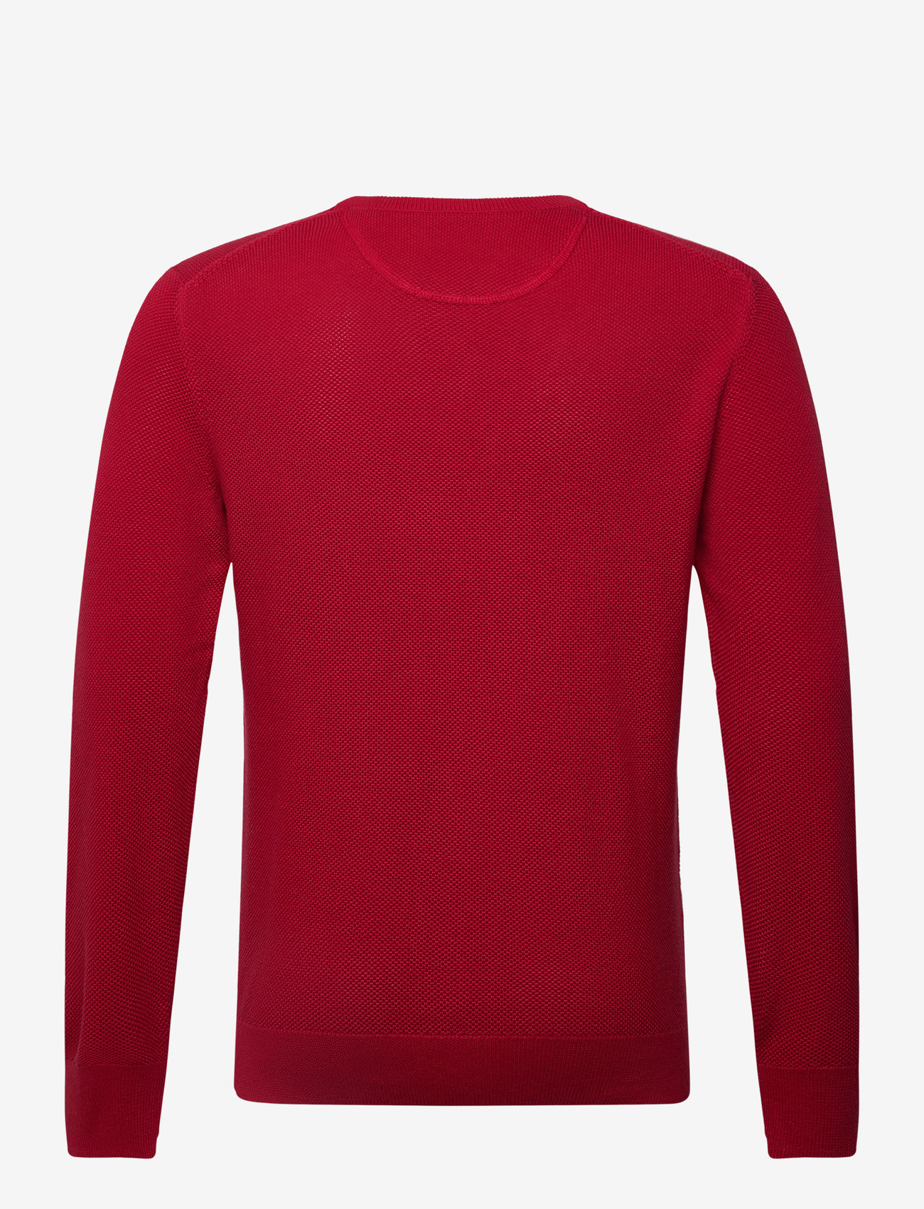 GANT - COTTON PIQUE C-NECK - round necks - ruby red - 1