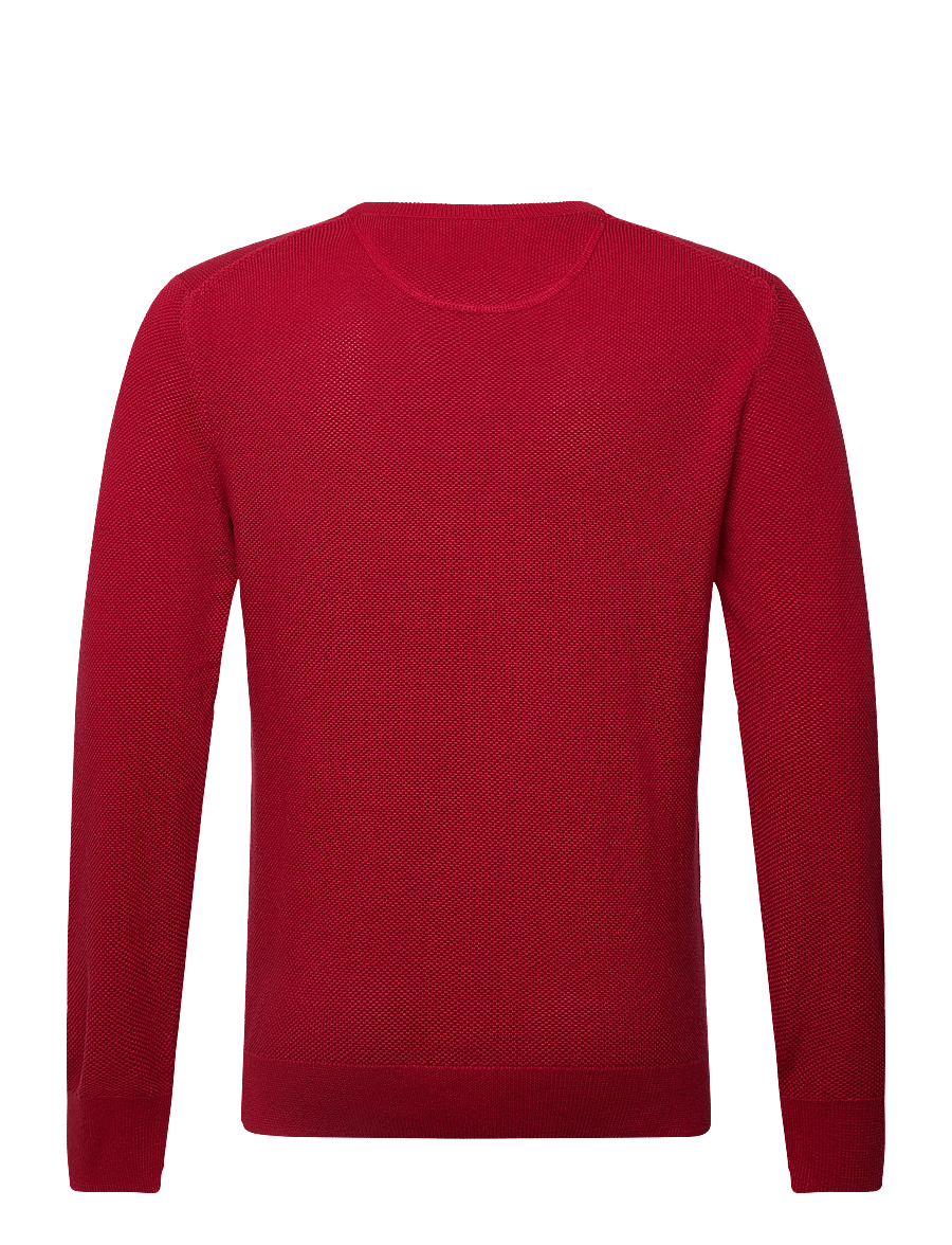 Gant - COTTON PIQUE C-NECK - rundhals - ruby red - 1