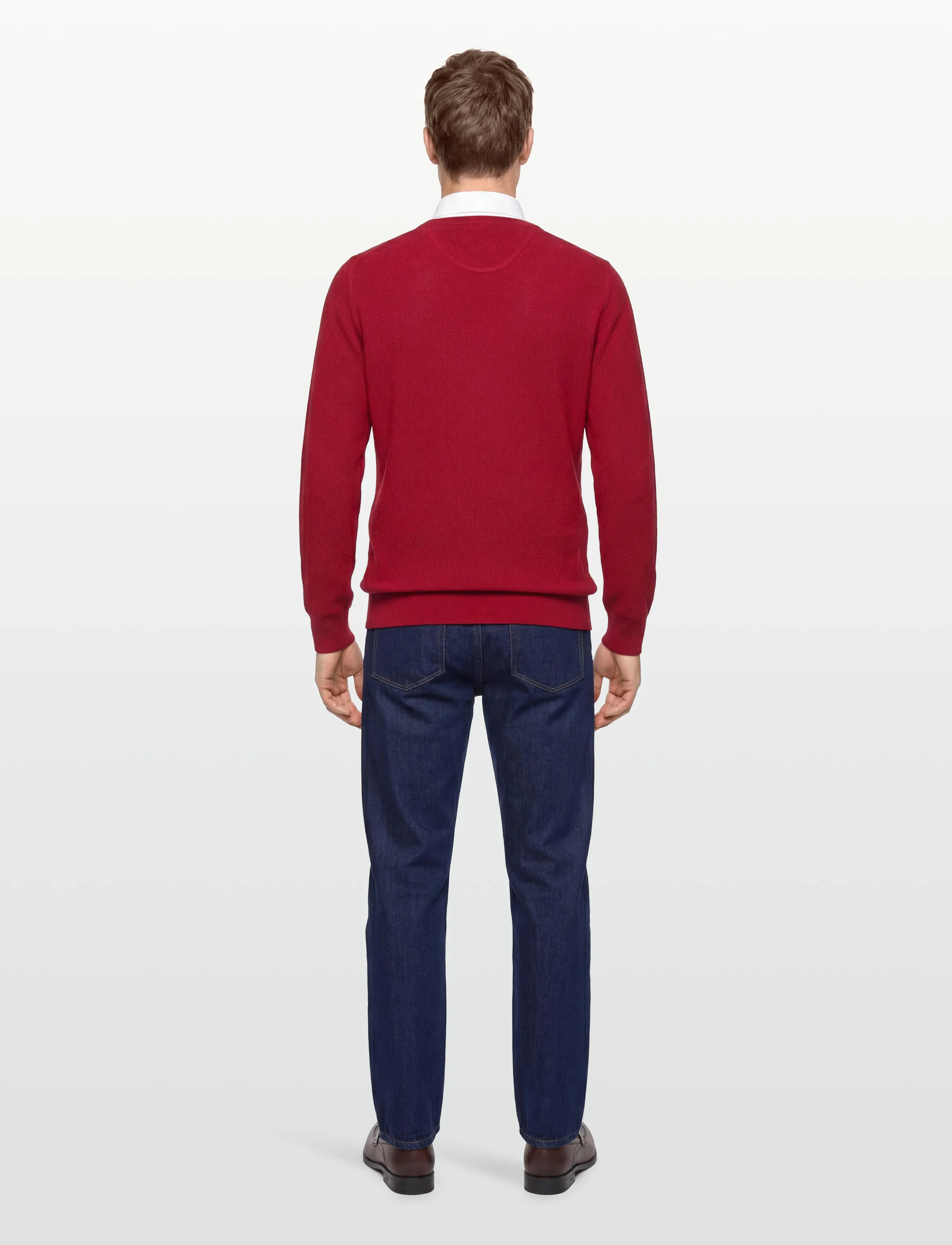 Gant - COTTON PIQUE C-NECK - tavalised kudumid - ruby red - 4