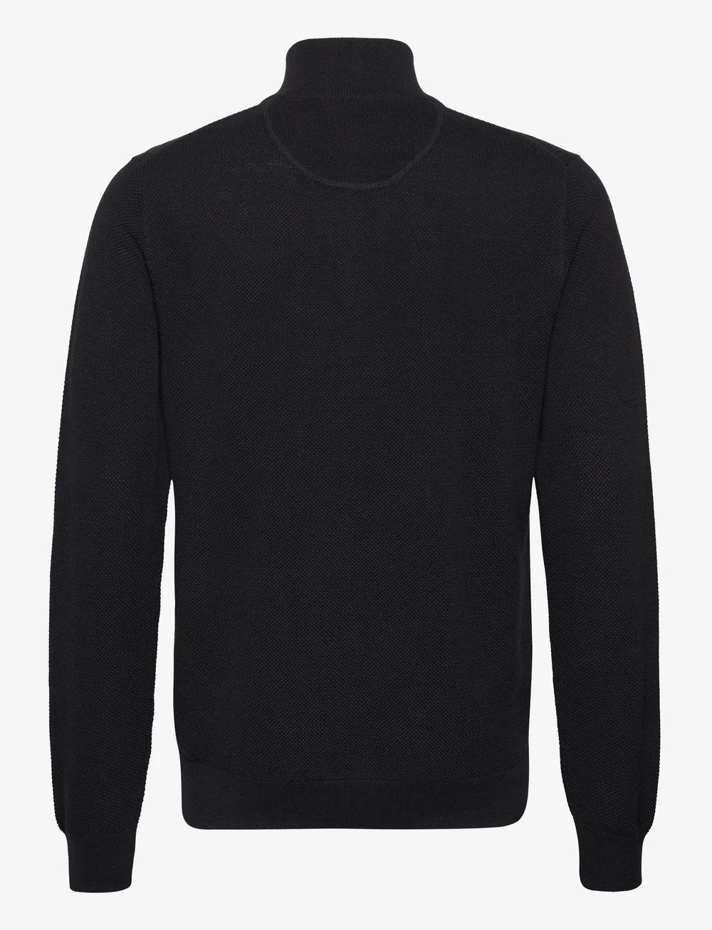 GANT - COTTON PIQUE HALF ZIP - halfzip strik - black - 2