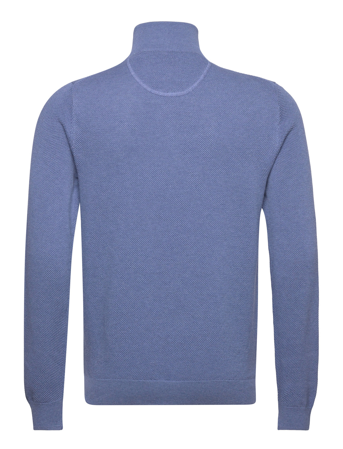 Gant - COTTON PIQUE HALF ZIP - half zip-tröjor - denim blue melange - 2