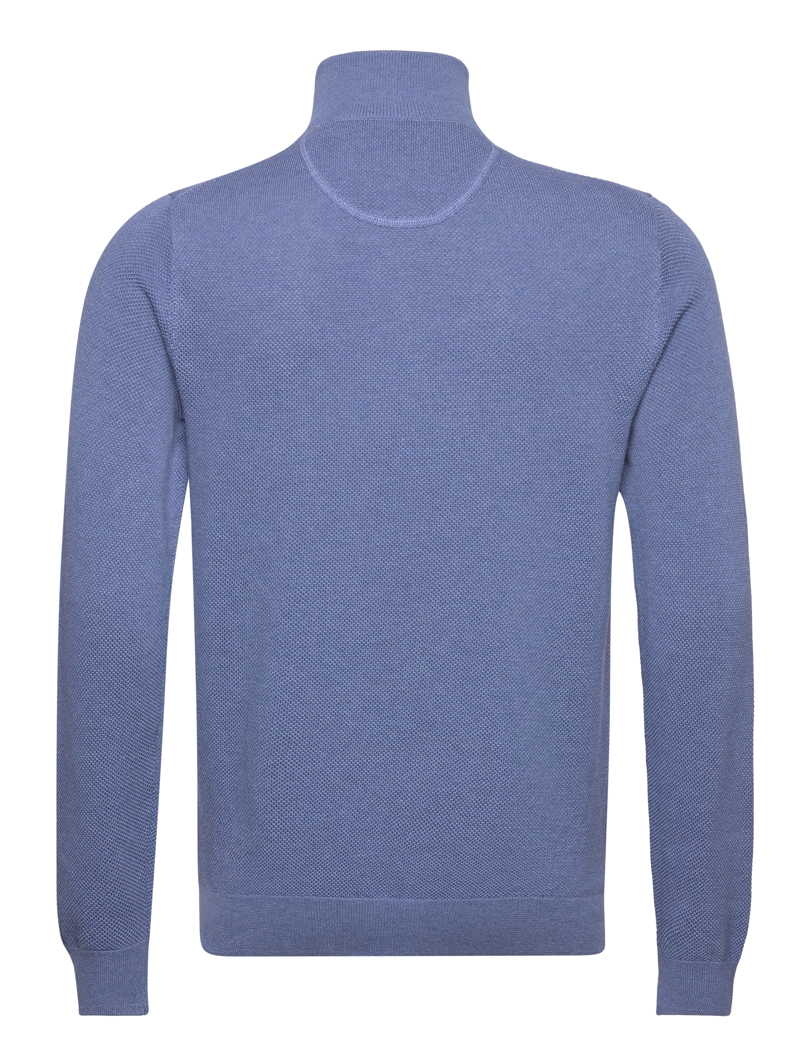 Gant - COTTON PIQUE HALF ZIP - pullover mit halbem reißverschluss - denim blue melange - 2