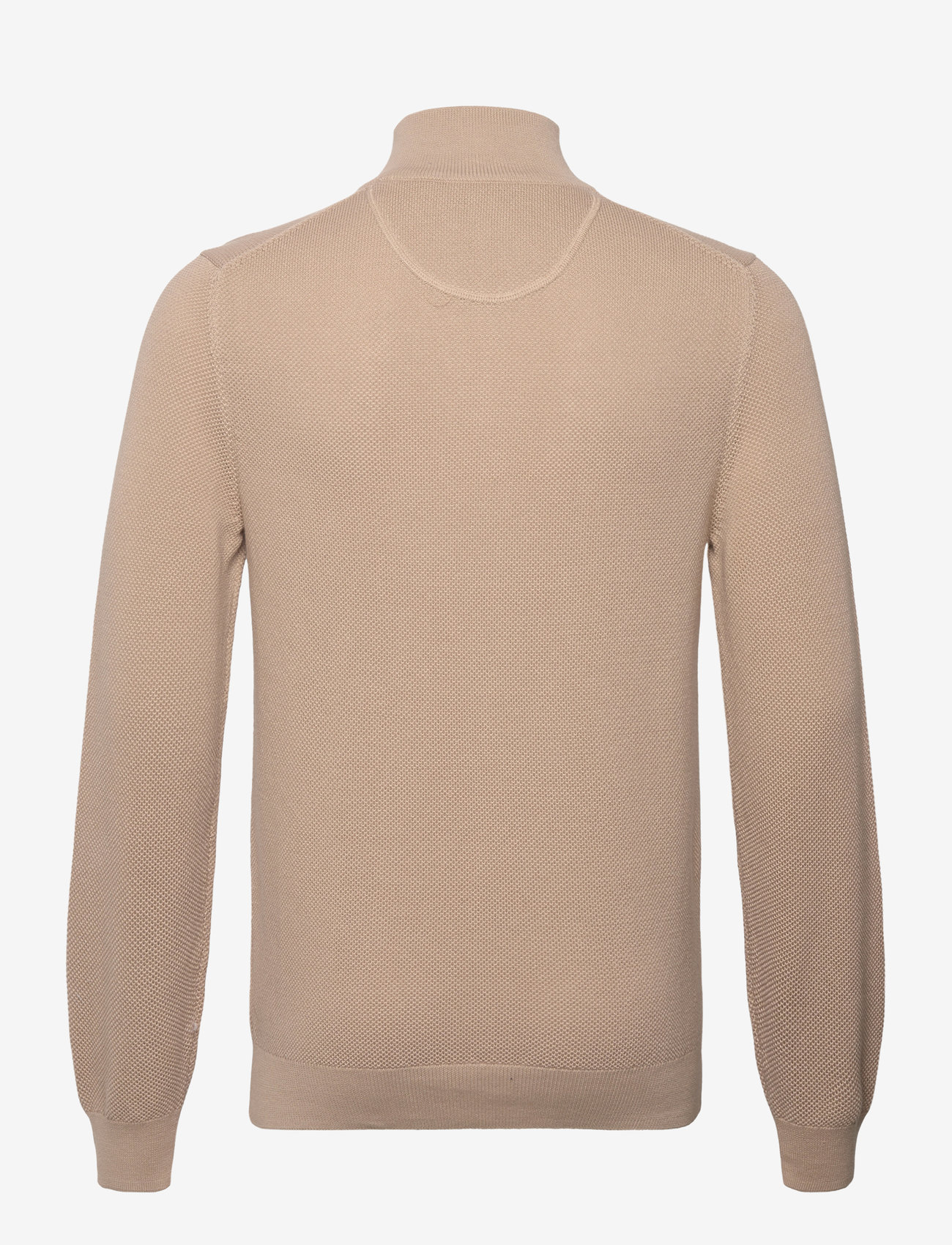 GANT - COTTON PIQUE HALF ZIP - half zip-trøjer - dry sand - 1