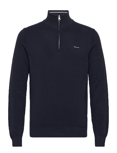 Cotton Pique Half Zip - Half Zip-TrøJer