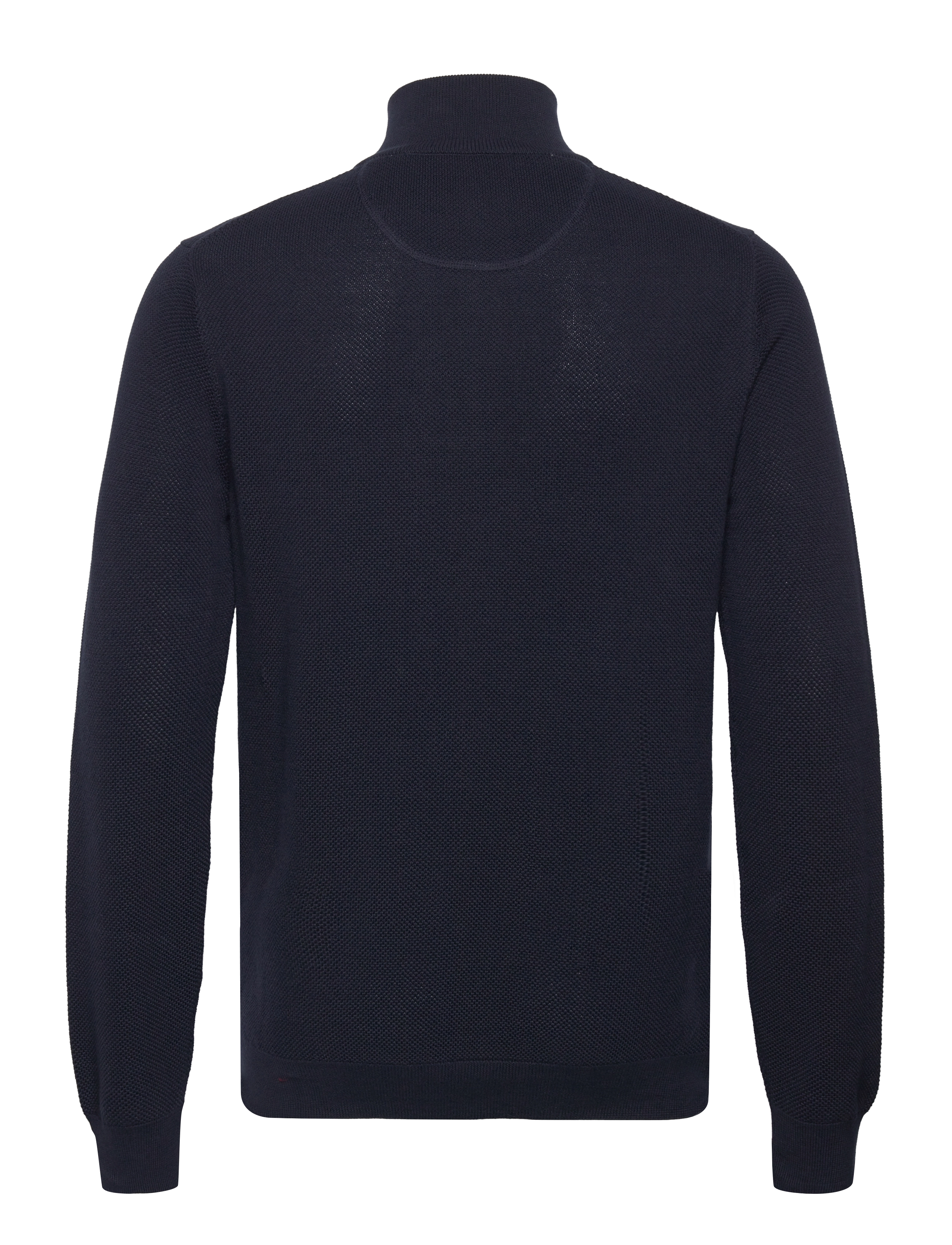 Gant - COTTON PIQUE HALF ZIP - pullover mit halbem reißverschluss - evening blue - 2